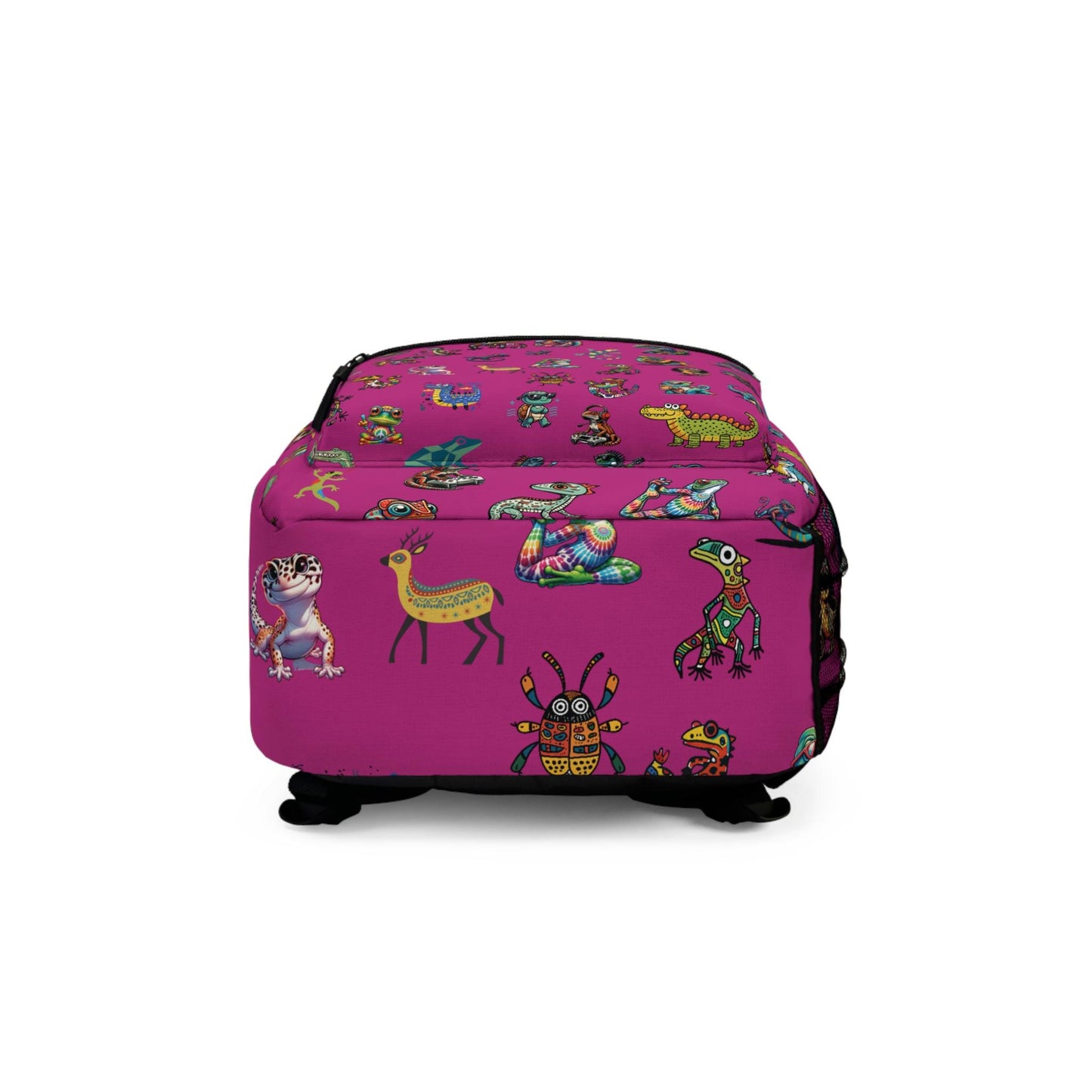 Animal Print Kids Backpack, Personalized School Bag for Elementary & Middle School Kids, Custom Name Bag for Gamer Enthusiast Back-to-School