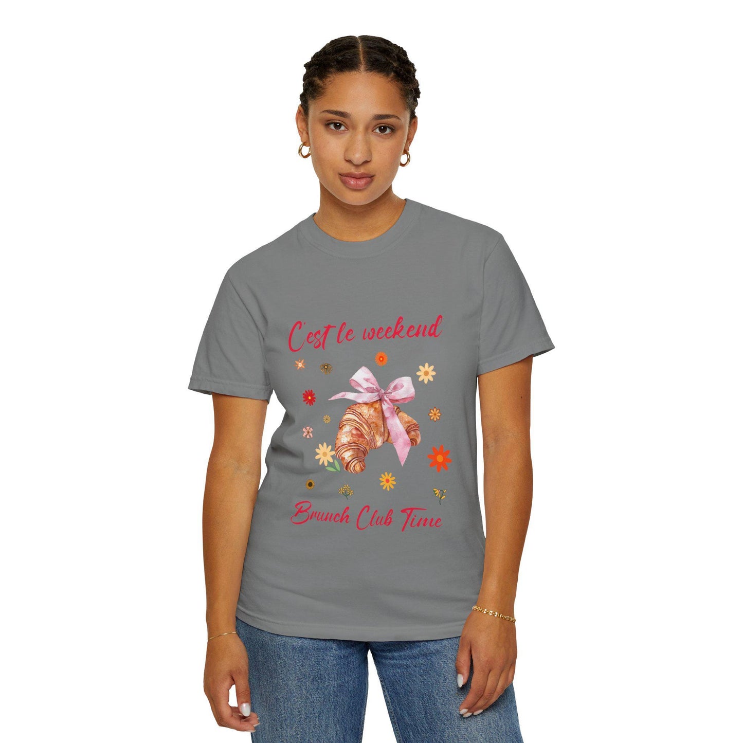 Brunch Club T-shirt, Weekend Style Tee, Breakfast Apparel, Bakery Lover Shirt, Foodie Shirt, Aesthetic Shirt, Trendy Tee, Comfort Colors Tee