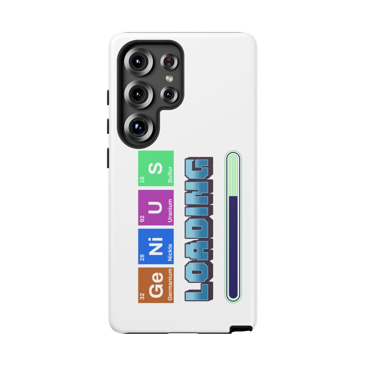 Loading Genius Phone Case, Educational Gift for Teachers, Science Lover Accessory, Geek Chic Mobile Cover, Fun Student Back to School Gift
