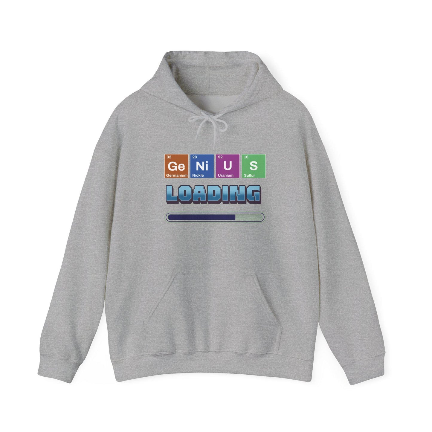 Genius Loading Graphic Sweatshirt, Funny Science Teacher Gift, Back to School Hoodie, Comfort Colors Casual Wear, Nerdy Back to School Top