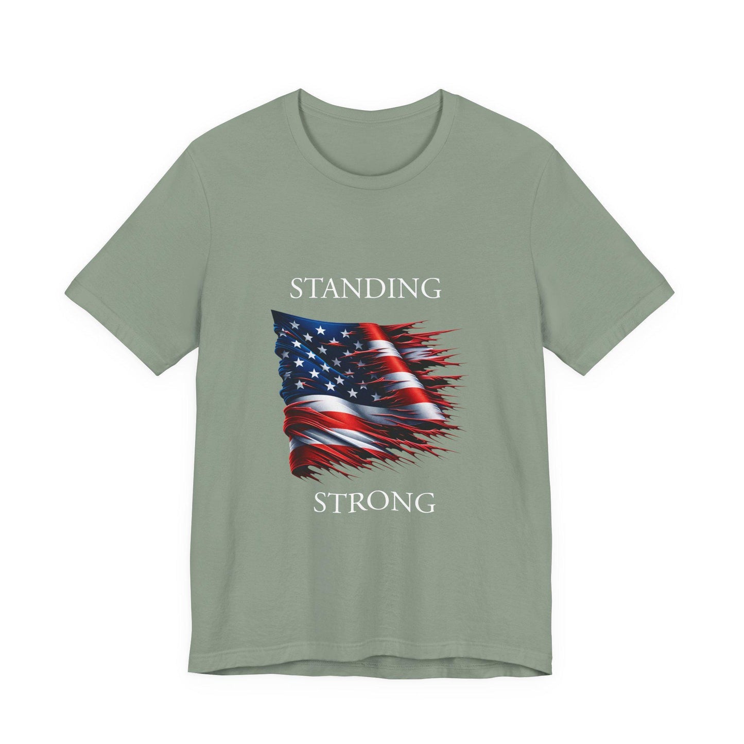 Patriotic Freedom T-Shirt | Short Sleeve Tee, American Flag Shirt, July 4th Apparel, Gift for Veterans, Stand Strong Tee, Red White Blue
