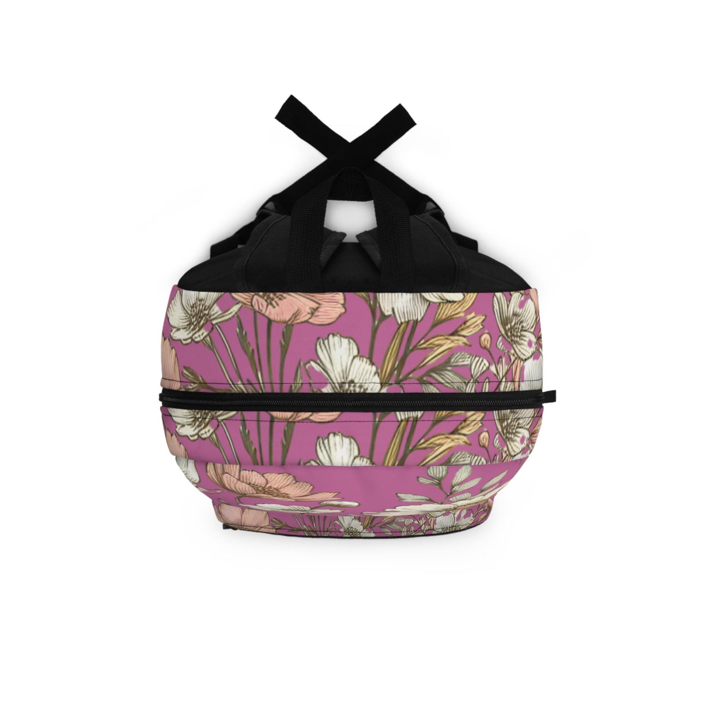 Boho Floral Backpack, Flower School Bag, Flower Print bag, Ideal for Elementary & Middle School Students, Back to School Supply for Students