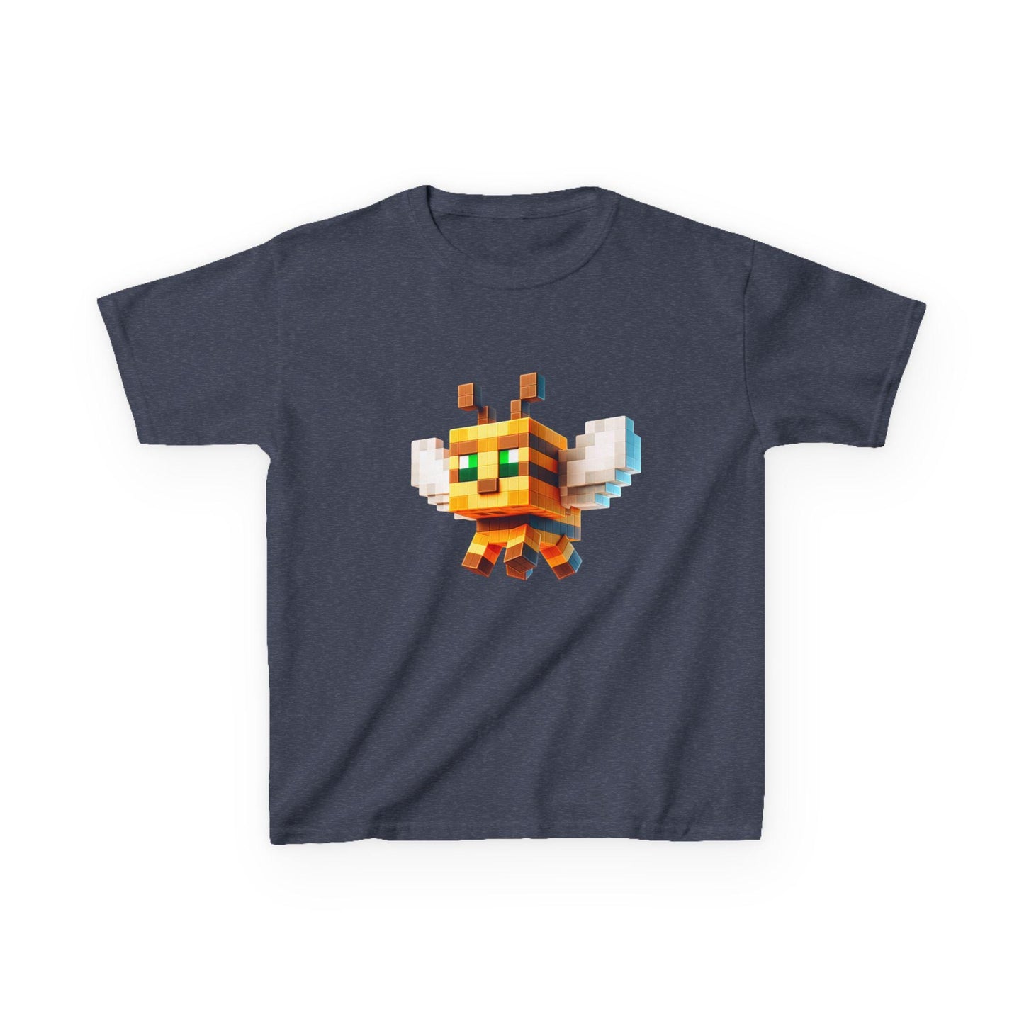 Minecraft Bee Inspired Kids Tee, Minecraft Bee Shirt, Fun Kids Tee, Gaming Apparel, Birthday Gift for Boys and Girls, Back to School Apparel