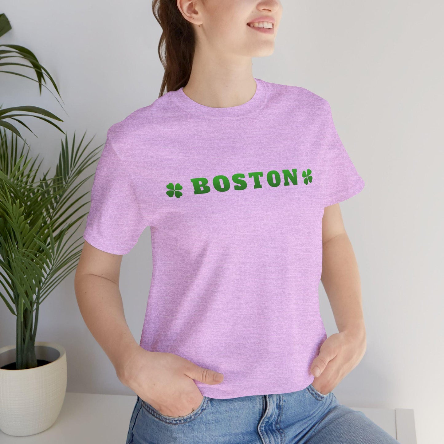 Boston Tee, Unisex Short Sleeve Shirt, Irish Festival T-Shirt, Casual Everyday Wear, Boston Pride Apparel