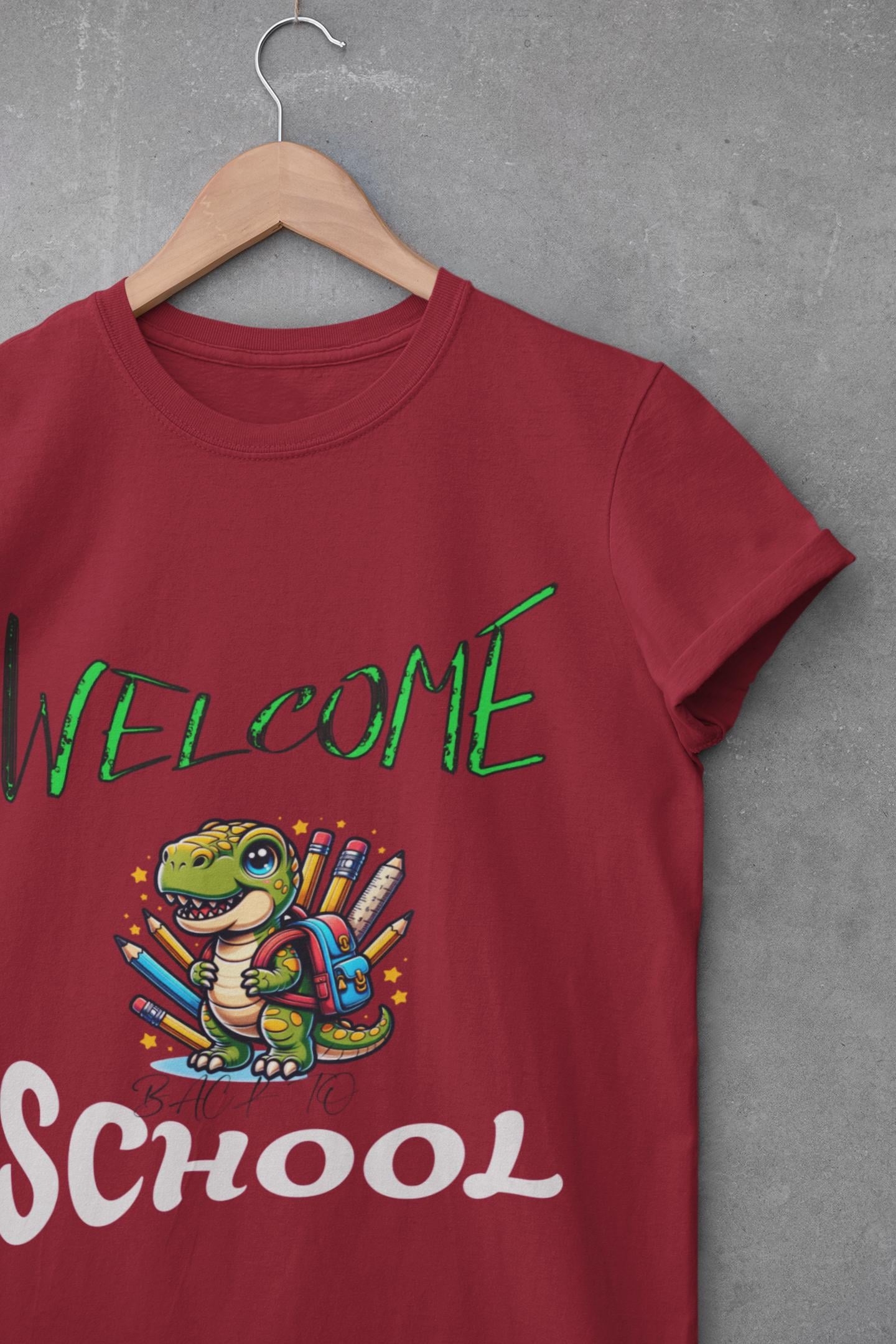 Welcome School to School T-Shirt, Cute Dino Tee, Back to School Gift for Teachers, Welcome Back TShirt, Teacher Appreciation, Teacher Shirt