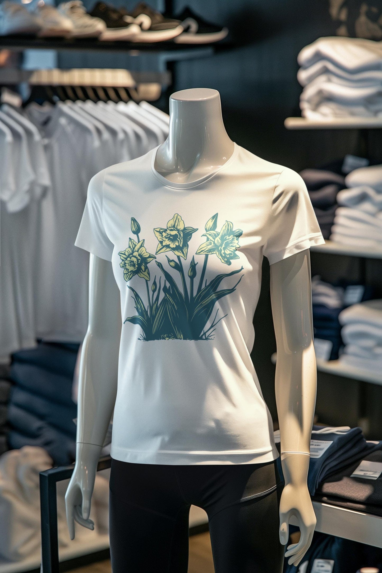 Boho Daisy Flower Shirt, Comfort Colors, Botanical Floral Graphic Tee, Nature Lovers Gift, Casual Wear, Spring & Summer Fashion