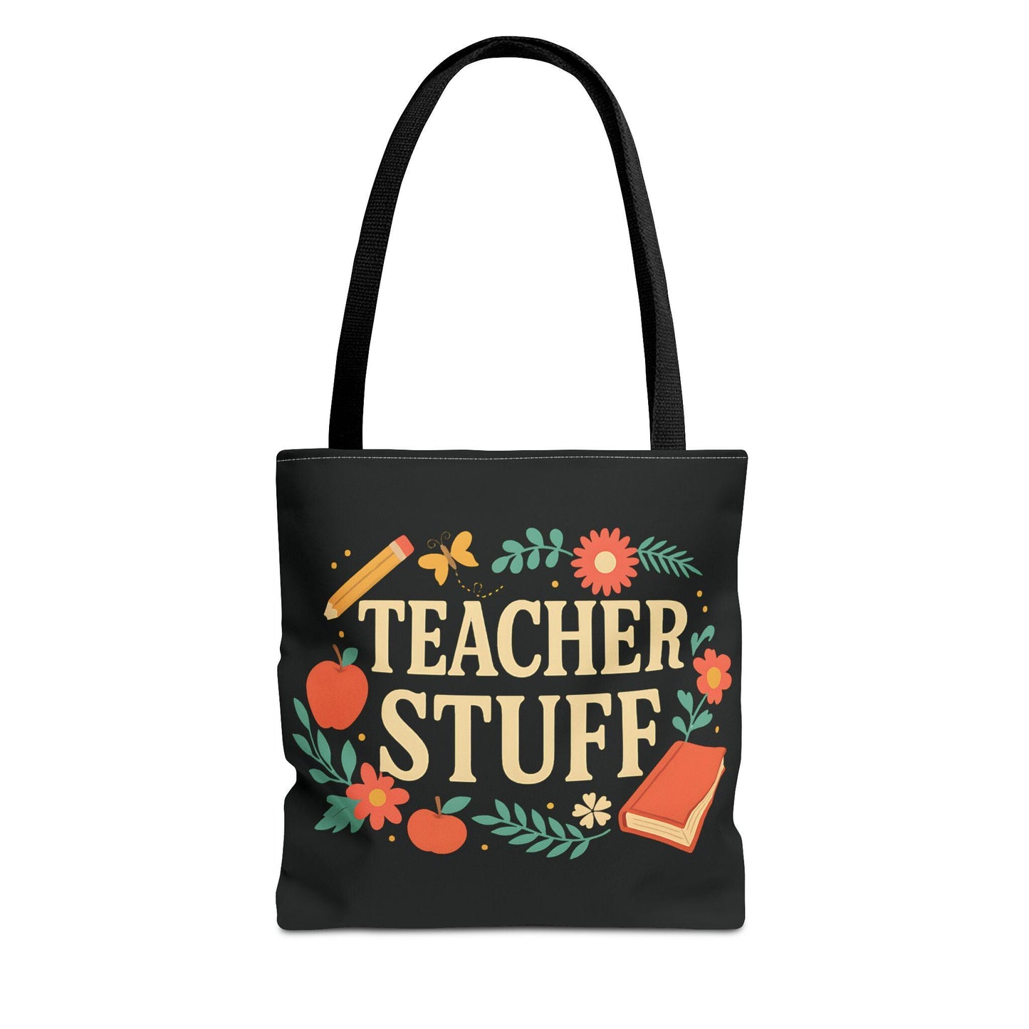 Teacher Stuff Tote Bag - Perfect Gift for Educators, Back to School, Classroom Essentials, Teacher Appreciation, Eco-Friendly Bag