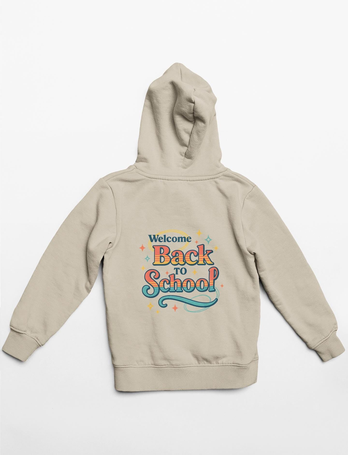 Welcome Back to School Hoodie - Hoodie for Students, School Events, College, Eco-Friendly, Gift for Teacher Appreciation Back to School