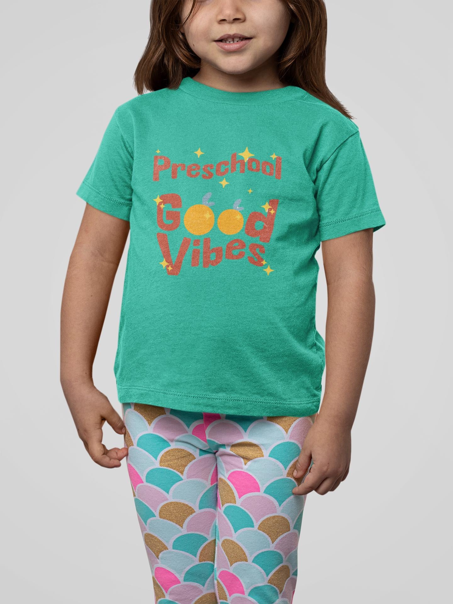 Preschool Good Vibes T-Shirt, Cute Kids T-Shirt, Preschool Outfit, Playdate Apparel, Summer Wear, Birthday Gift, Back to School Wear