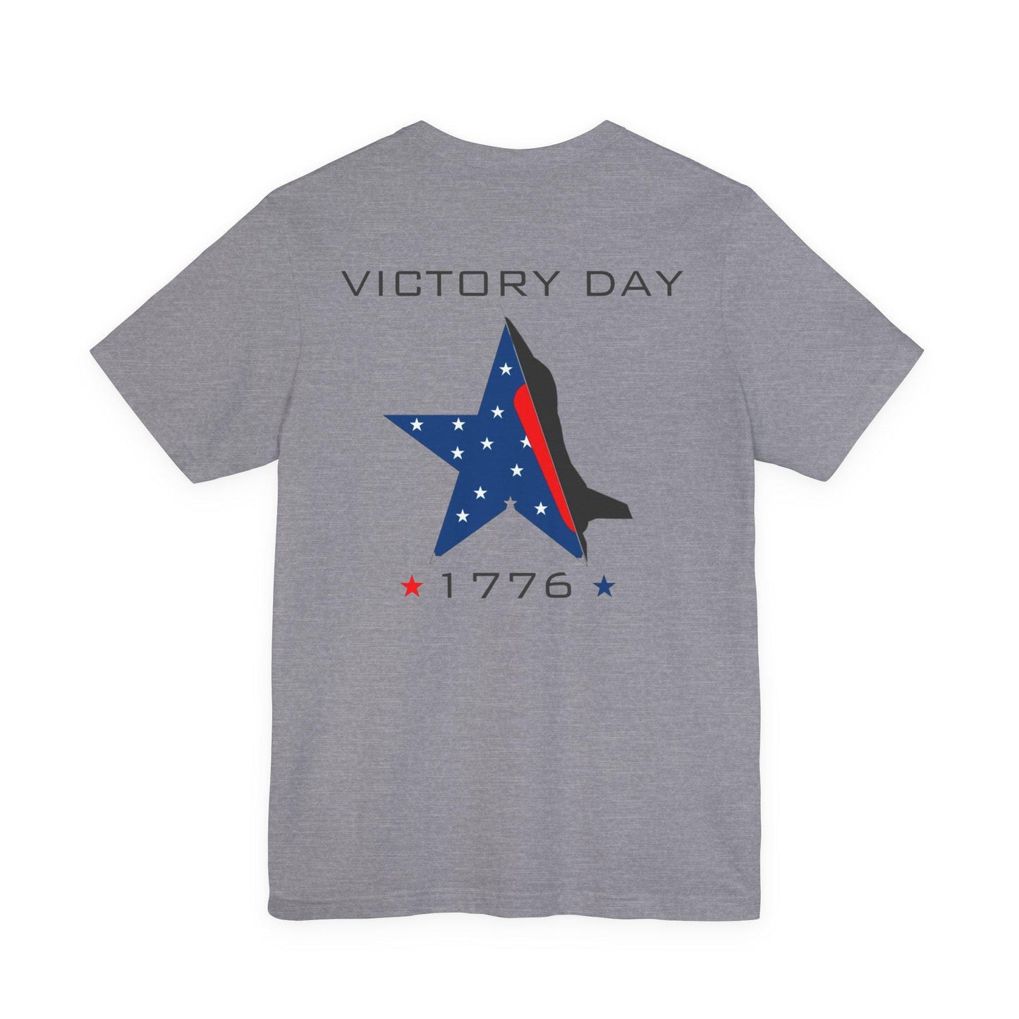 Victory Day Unisex Tee, Casual T-Shirt, Red White Blue, USA Patriotic Shirt, 4th of July Outfit, Independence Day Gift