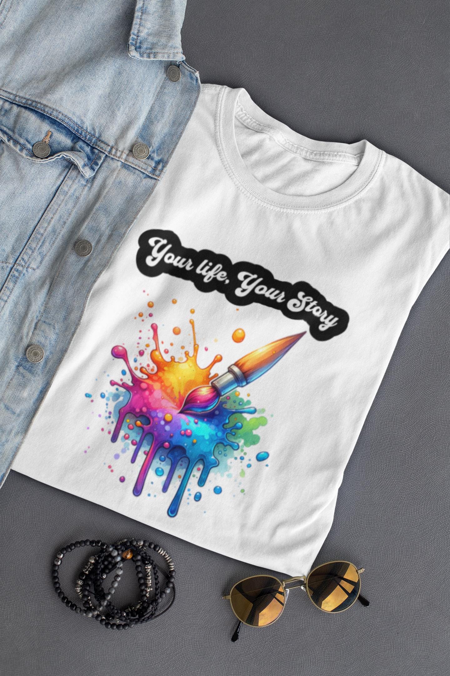 Motivational Your Life, Your Story T-Shirt, Inspirational Tee, Kindness Shirt for Boys & Girls, Comfort Colors Back to School Clothing