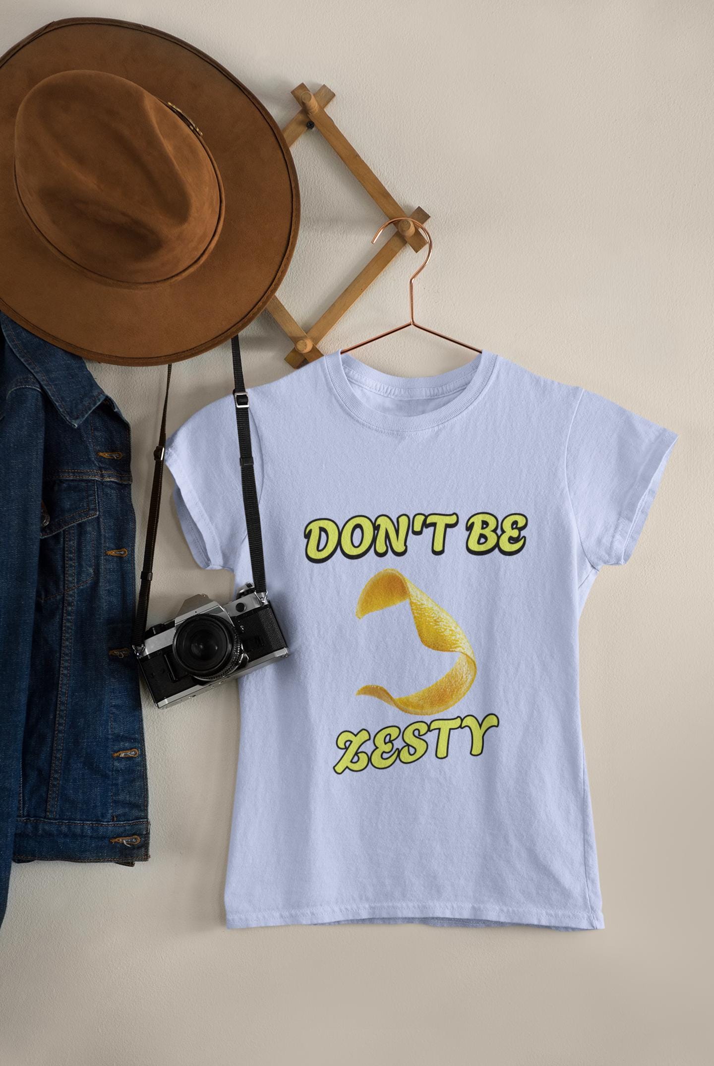Don't Be Zesty T-Shirt, Fun Graphic Tee, Casual Wear, Gift for Friends, Birthday Present, Summer Apparel