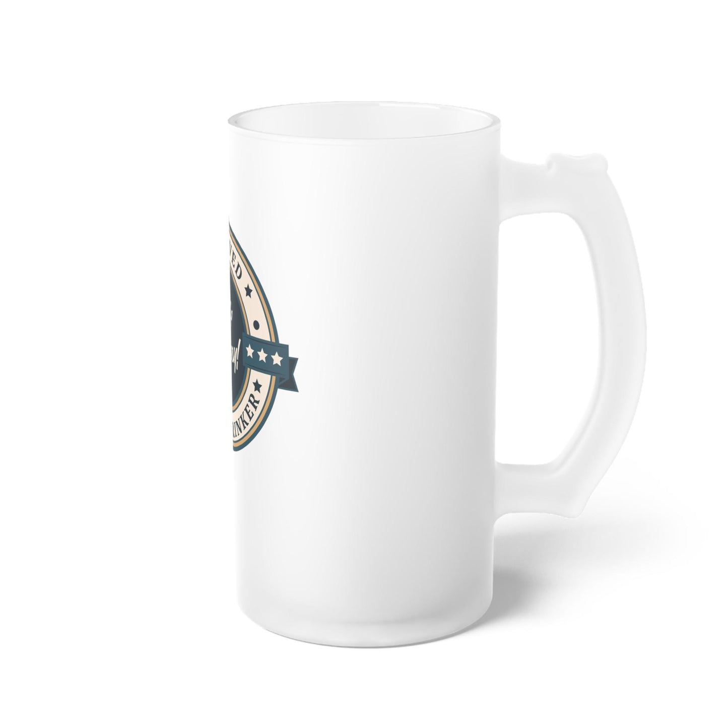 Father's Day Beer Mug - "Sip, Sip, Hooray", Frosted Beer Mug, Playful Beer Glass Joke, Father's Day Present, Gift for Dad Boyfriend