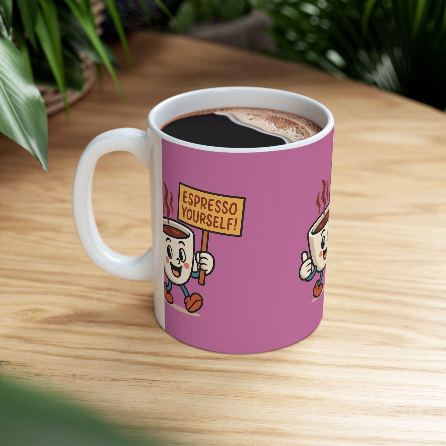 Espresso Yourself Coffee Mug, Cute Drinkware Gift for Coffee Lovers, Espresso Mug, Ideal Back 2 School Gift for Teachers and Parents
