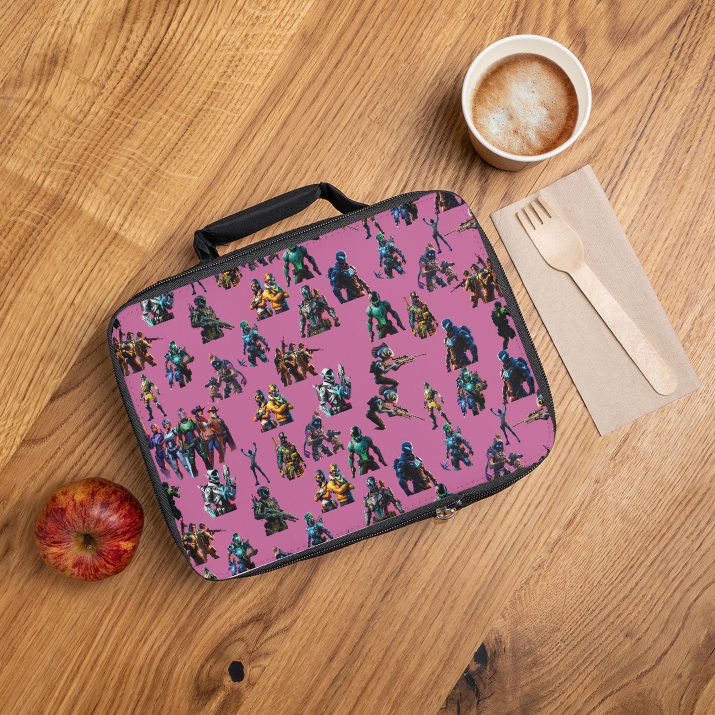 Gamer Enthusiast Lunch Bag, Perfect for Back to School, Lunch Bag Ideal for Middle & Elementary School Kids, Insulated School Lunch Bag