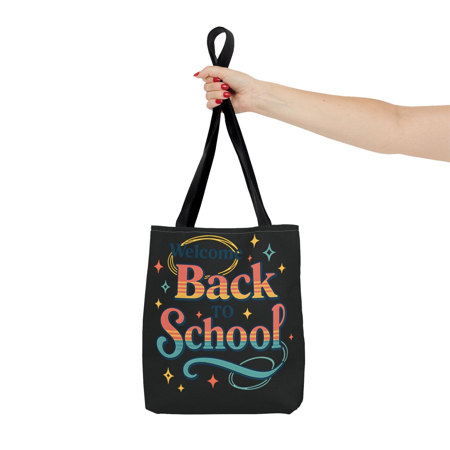 Back to School Tote Bag - Stylish Carryall for Students, School Events, College, Eco-Friendly, Gift for Teacher Appreciation Back to School