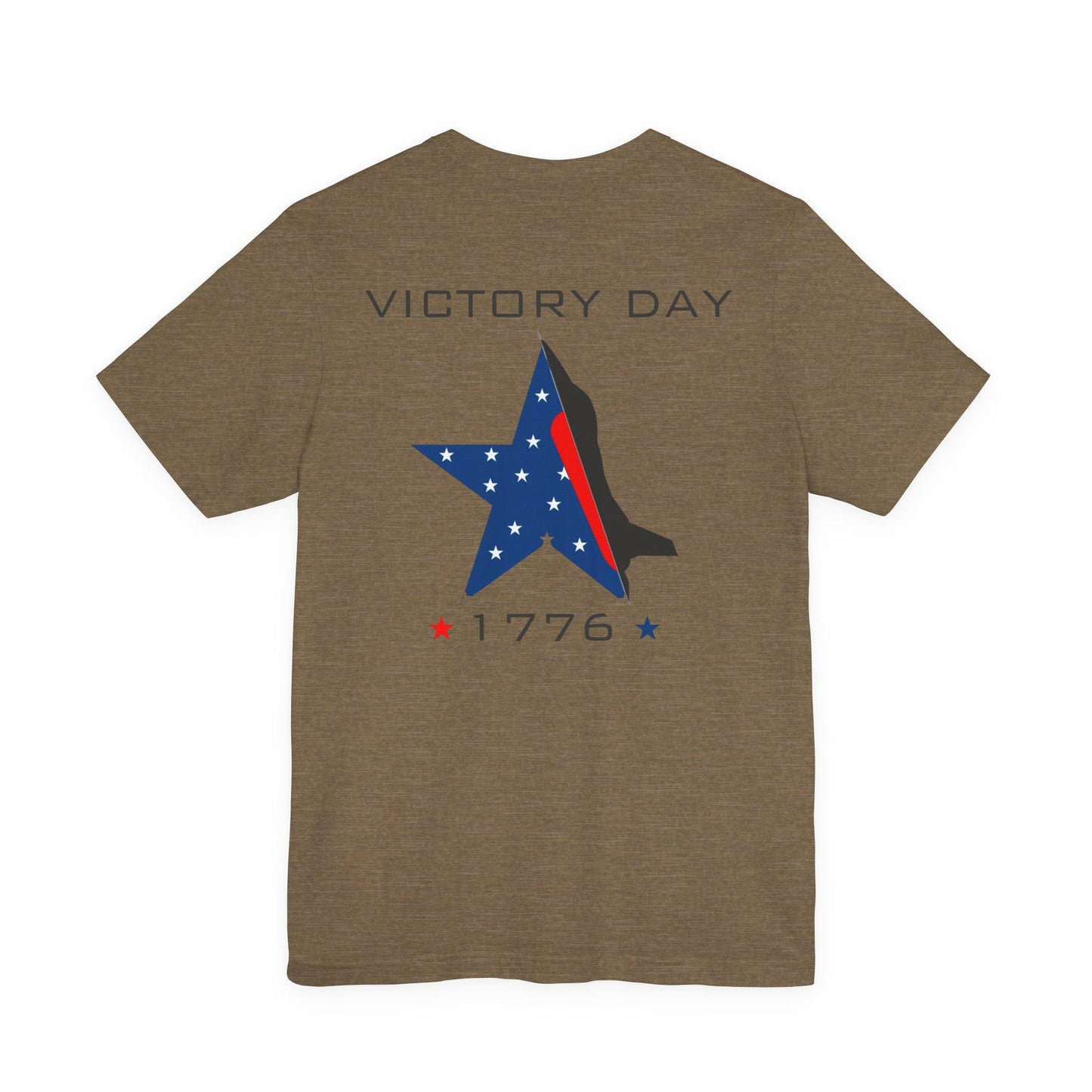 Victory Day Unisex Tee, Casual T-Shirt, Red White Blue, USA Patriotic Shirt, 4th of July Outfit, Independence Day Gift