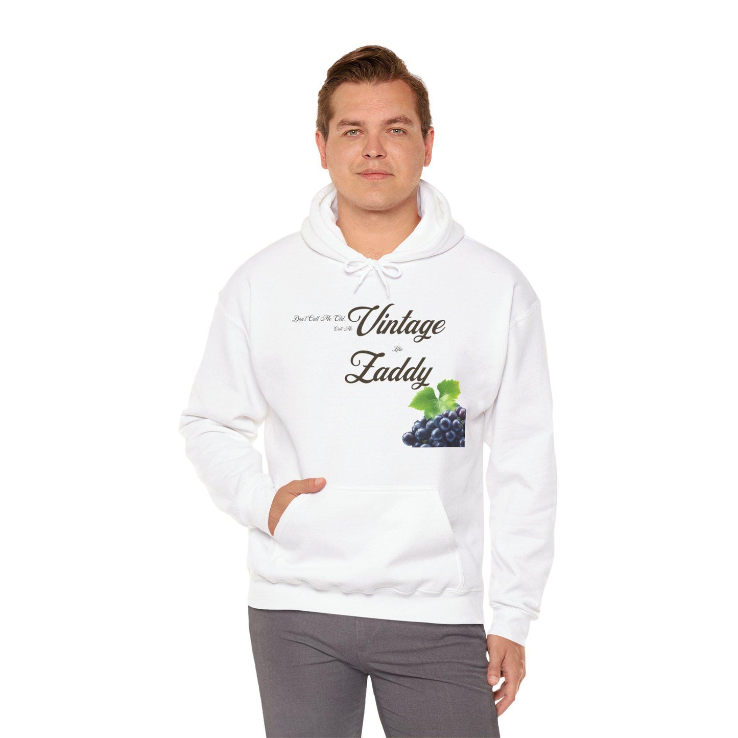 Vintage Zaddy Hooded Sweatshirt, Funny Sweatshirt, Unisex Hoodie, Gift for Him, Dad Gift, Casual Wear, Vintage Style