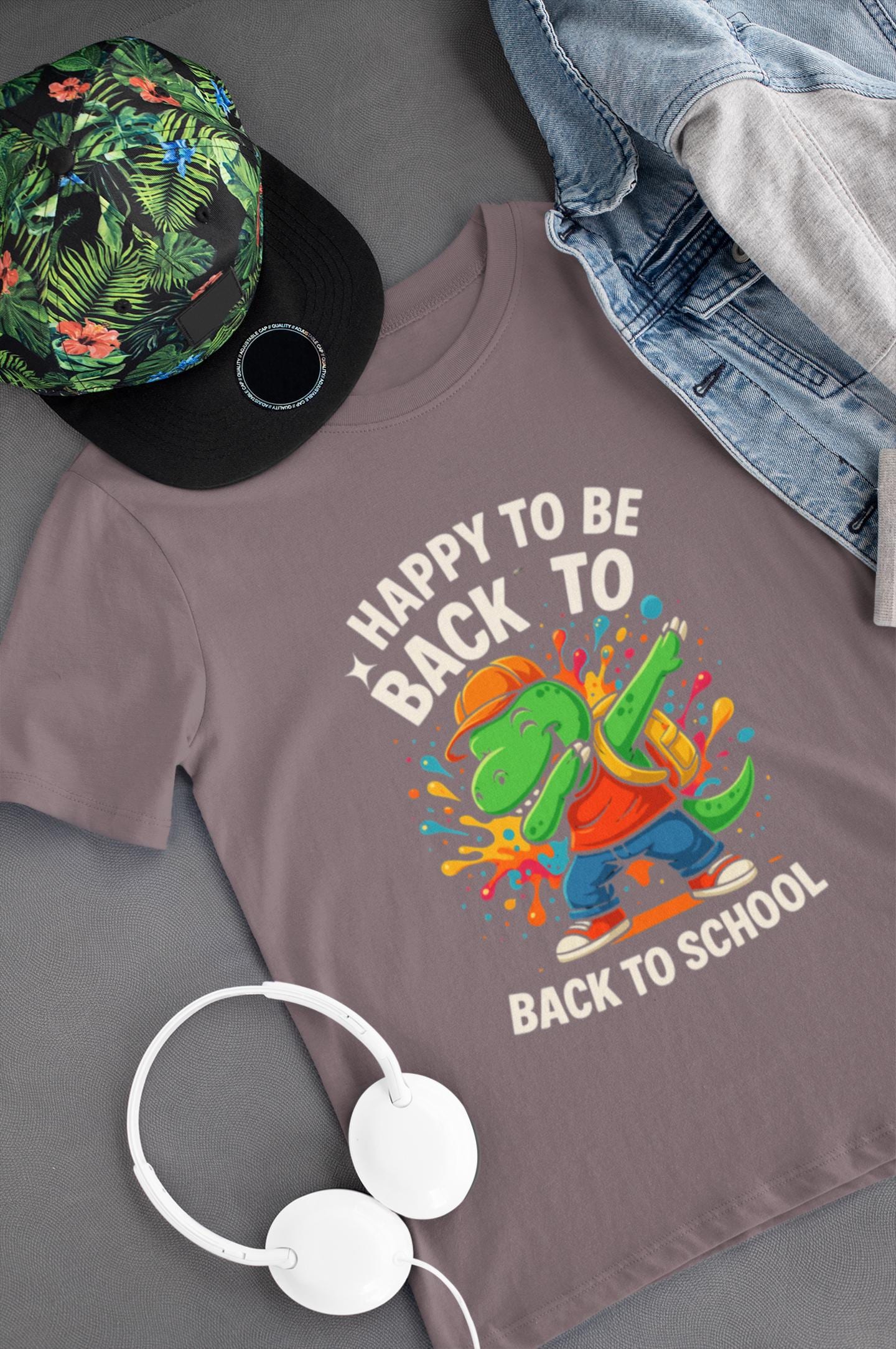 Back to School Dinosaur T-Shirt, Cute Dino Tee, Back to School Gift for Students, Welcome Back T-Shirt, Back2School T-Shirt, Student Shirt