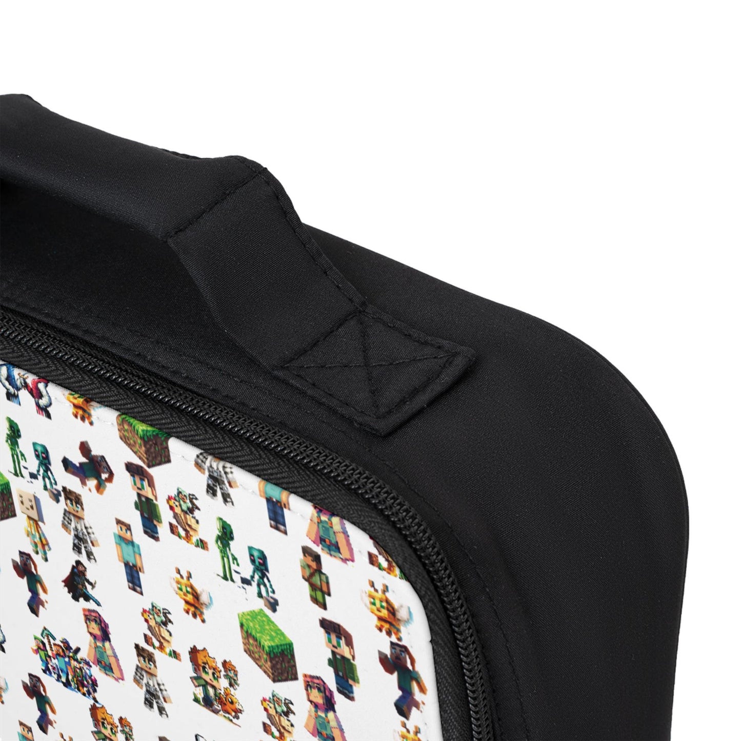 Minecraft Inspired Vibrant Kids Lunch Bag, Perfect for Back to School, Picnics, and Playdates, Gamer Enthusiast Lunch Bag, School Lunch Bag