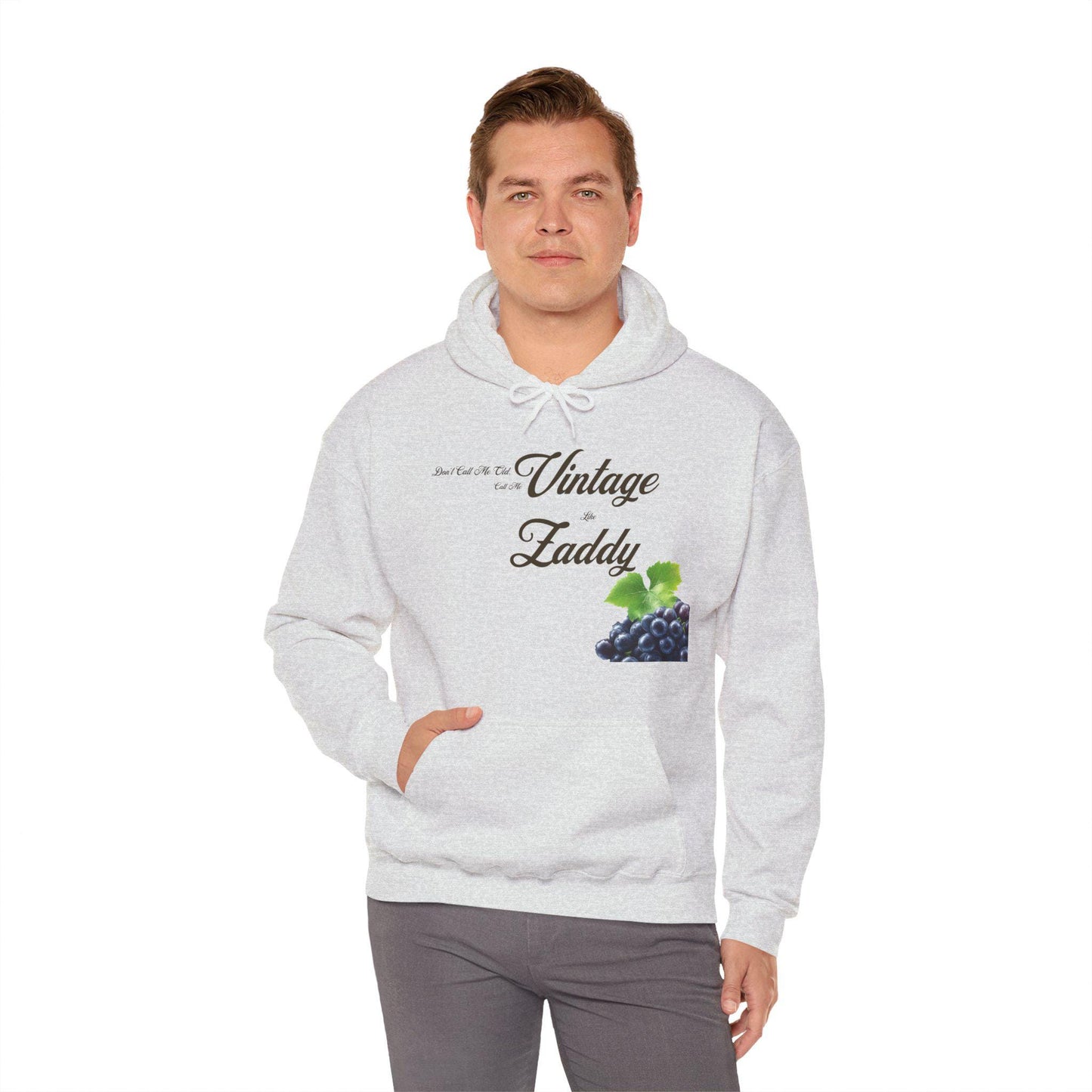 Vintage Zaddy Hooded Sweatshirt, Funny Sweatshirt, Unisex Hoodie, Gift for Him, Dad Gift, Casual Wear, Vintage Style