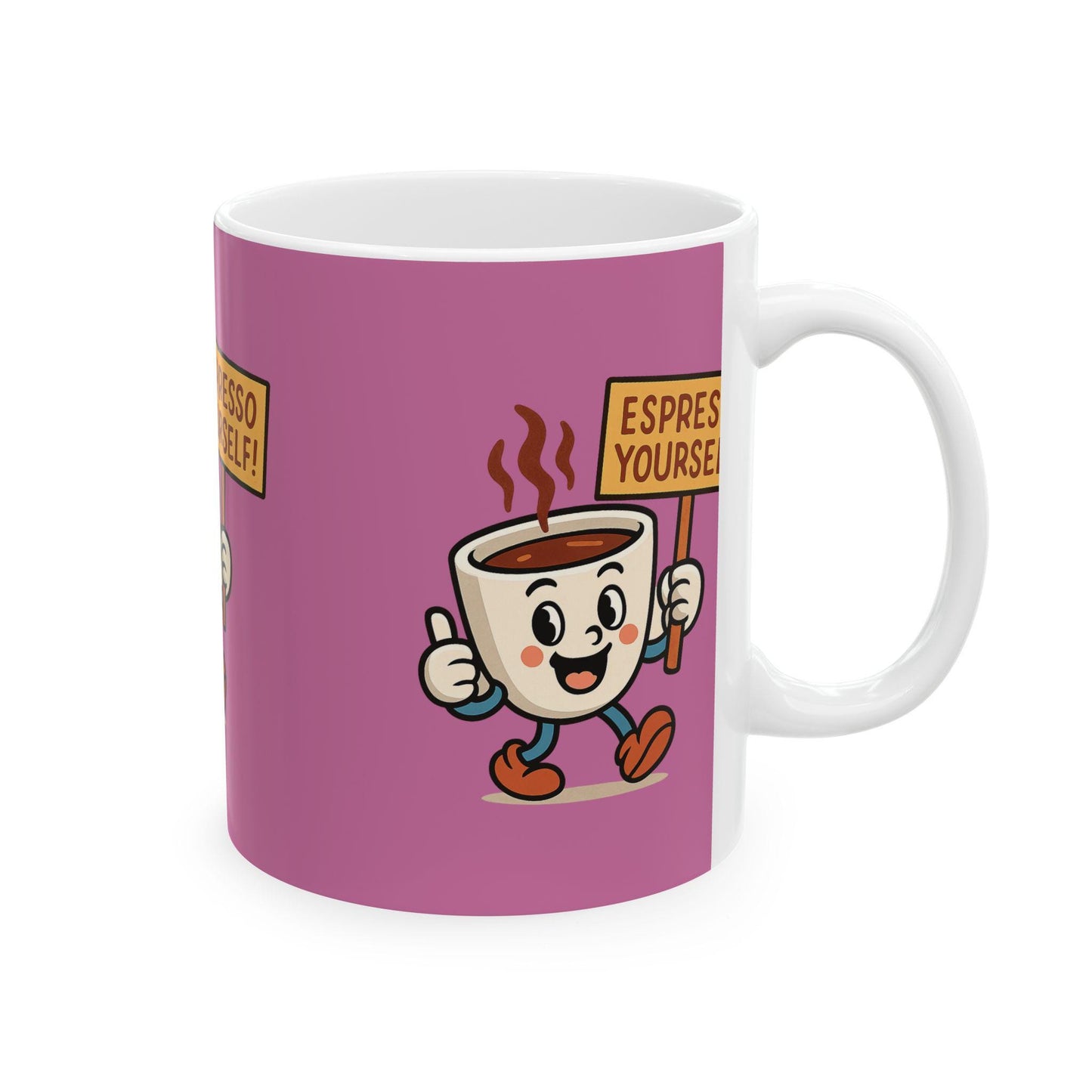 Espresso Yourself Coffee Mug, Cute Drinkware Gift for Coffee Lovers, Espresso Mug, Ideal Back 2 School Gift for Teachers and Parents