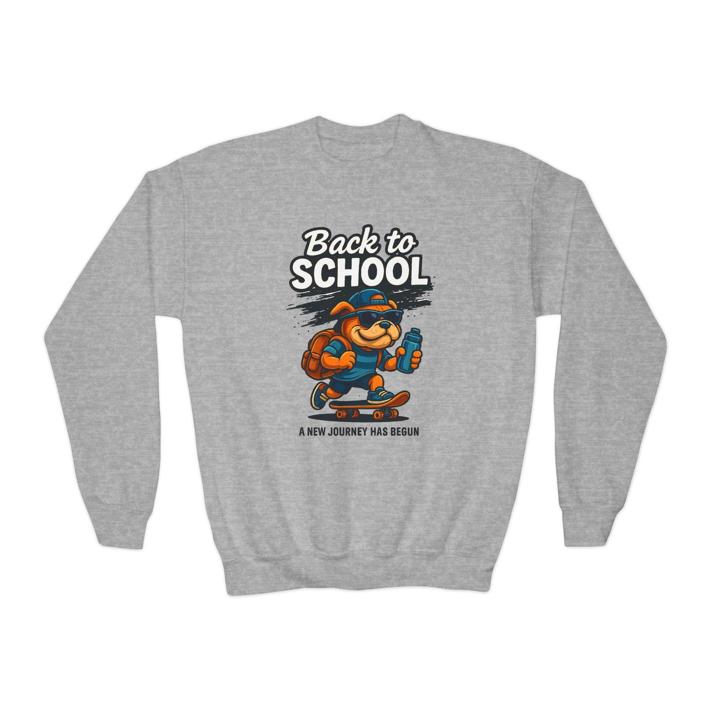 Back to School Youth Crewneck Sweatshirt, Cozy Pullover for Kids, Welcome Back Sweatshirt, Back2School Sweatshirt, Student Sweatshirt