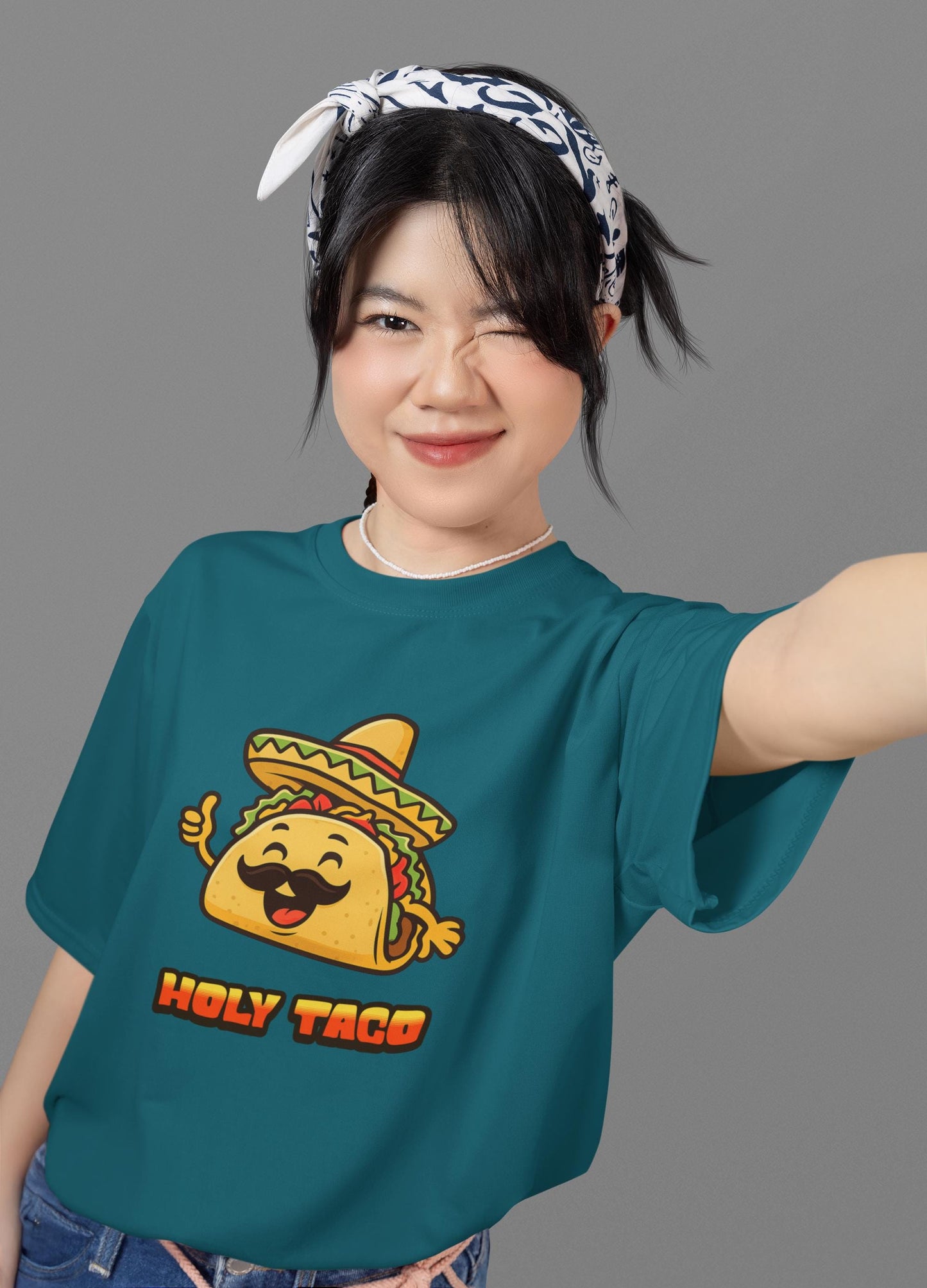 Fun Kids Taco T-Shirt - Holy Taco Design, Cute Kid's Shirt, Taco Lover Gift, Taco Tuesday Apparel, Kids Graphic Tee Back to School Apparel