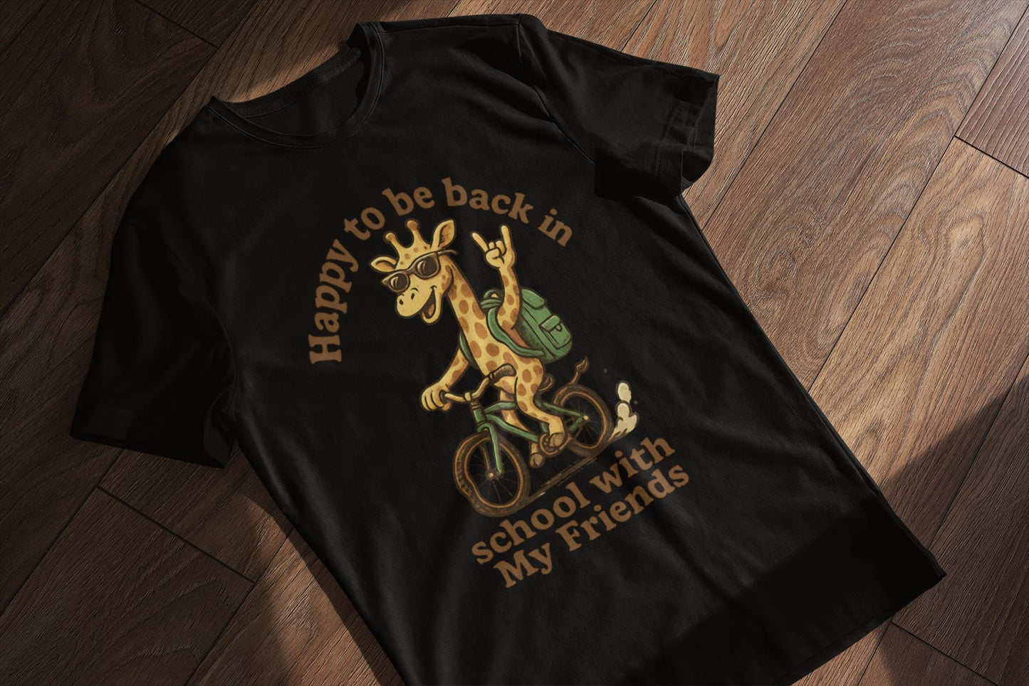 Back to School Giraffe Tee, Kids T-Shirt, Back to School Gift for Students, Welcome Back T-Shirt, Back-to-School T-Shirt, Student Shirt