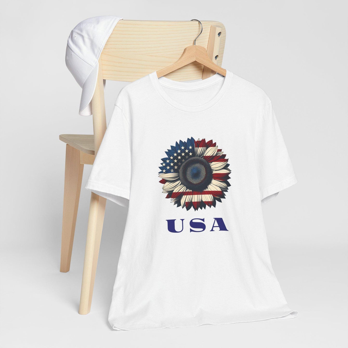 Patriotic USA Graphic Tee, Independence Day Shirt, Fourth of July Apparel, Gift for Veterans, Summer Casual Wear