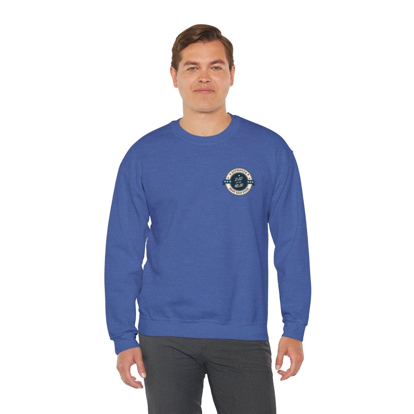 Husband Dad Grandpa Custom Crewneck Sweatshirt - Perfect for Everyday Wear, Gifts, and Seasonal Celebrations, Cozy Sweatshirt, Casual Style