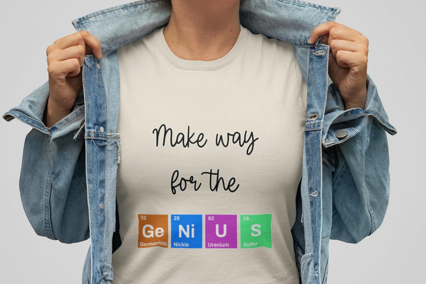 Make Way for the Genius Youth T-Shirt, Fun Youth Science Inspired T-Shirt, Back To School Teacher Student Shirt, First Day Of School Shirts