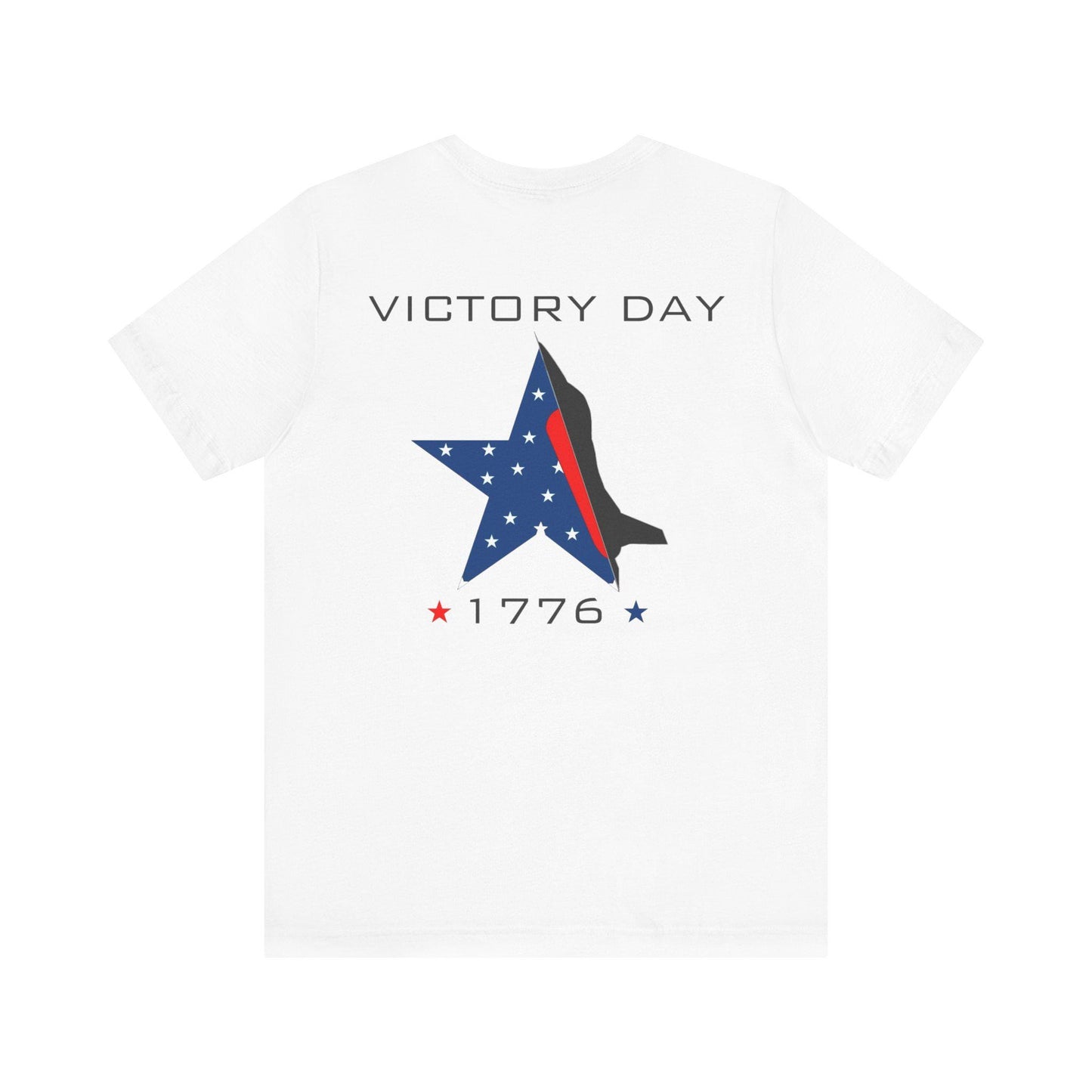 Victory Day Unisex Tee, Casual T-Shirt, Red White Blue, USA Patriotic Shirt, 4th of July Outfit, Independence Day Gift
