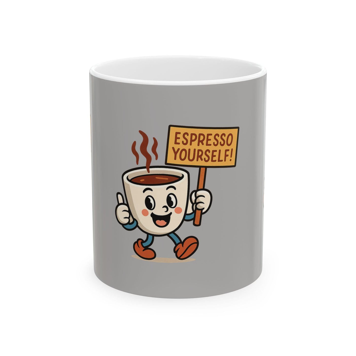 Espresso Yourself Coffee Mug, Cute Drinkware Gift for Coffee Lovers, Espresso Mug, Ideal Back 2 School Gift for Teachers and Parents