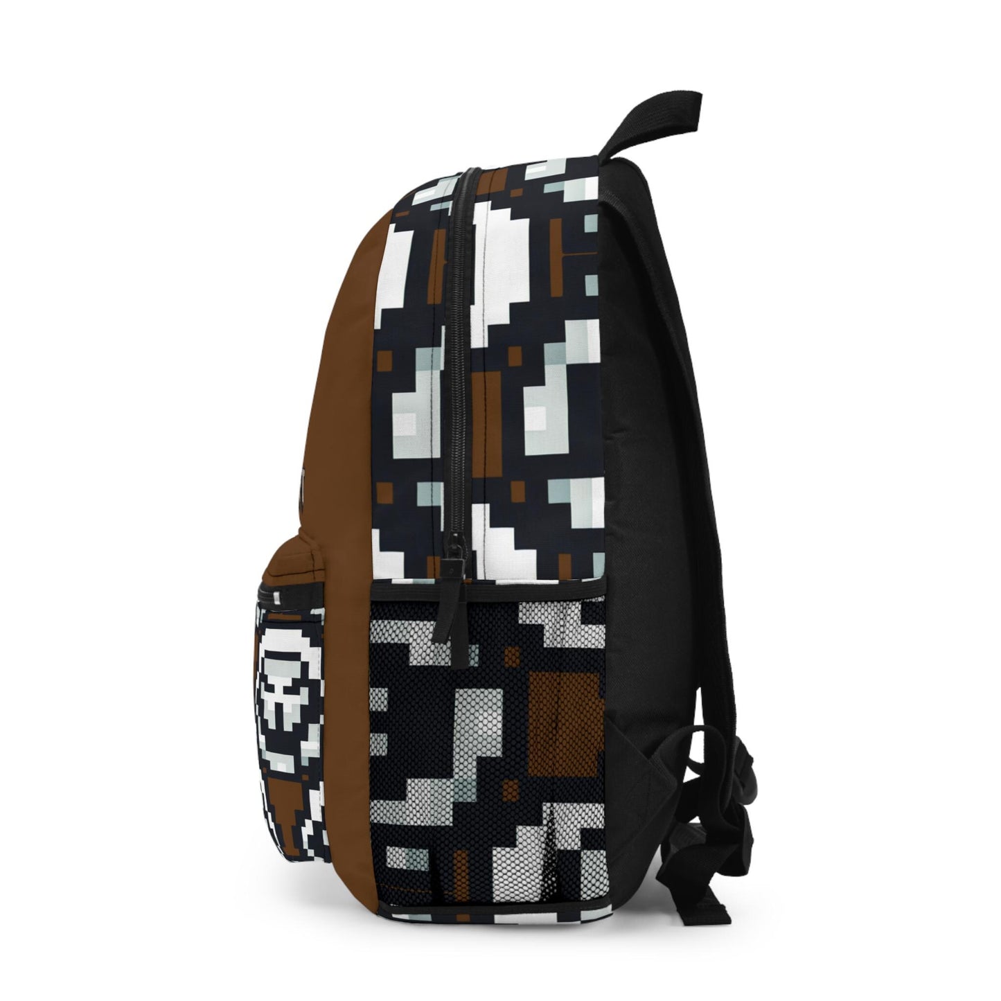 Minecraft Inspired Backpack, Personalized School Bag for Elementary & Middle School Kid, Custom Name Bag for Gamer Enthusiast Back-to-School
