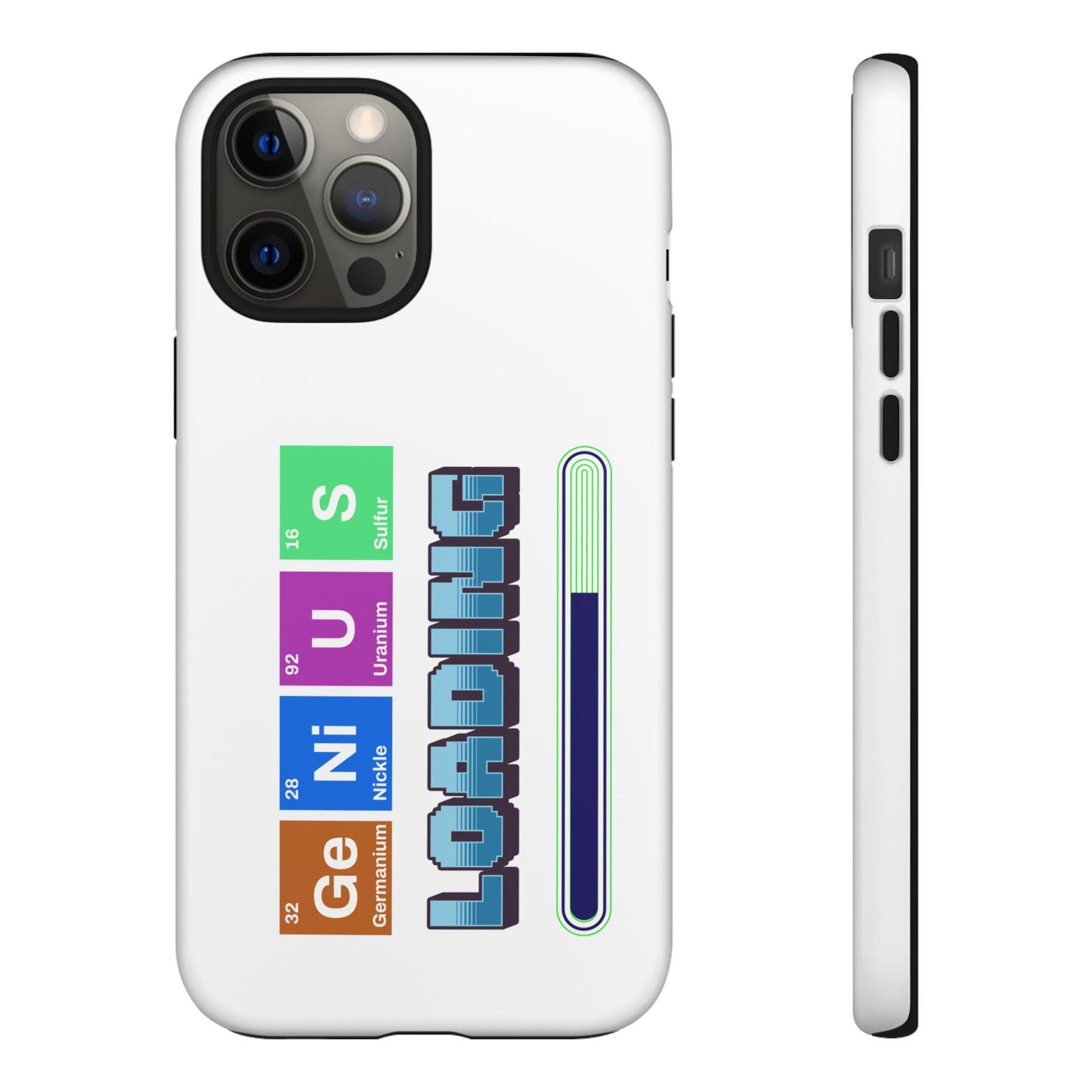 Loading Genius Phone Case, Educational Gift for Teachers, Science Lover Accessory, Geek Chic Mobile Cover, Fun Student Back to School Gift