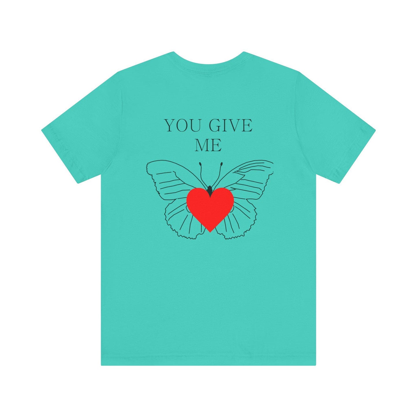 Butterfly Love Tee, Casual Shirt for Nature Lovers, Gift for Girlfriend, Romantic Gift, Summer Wear