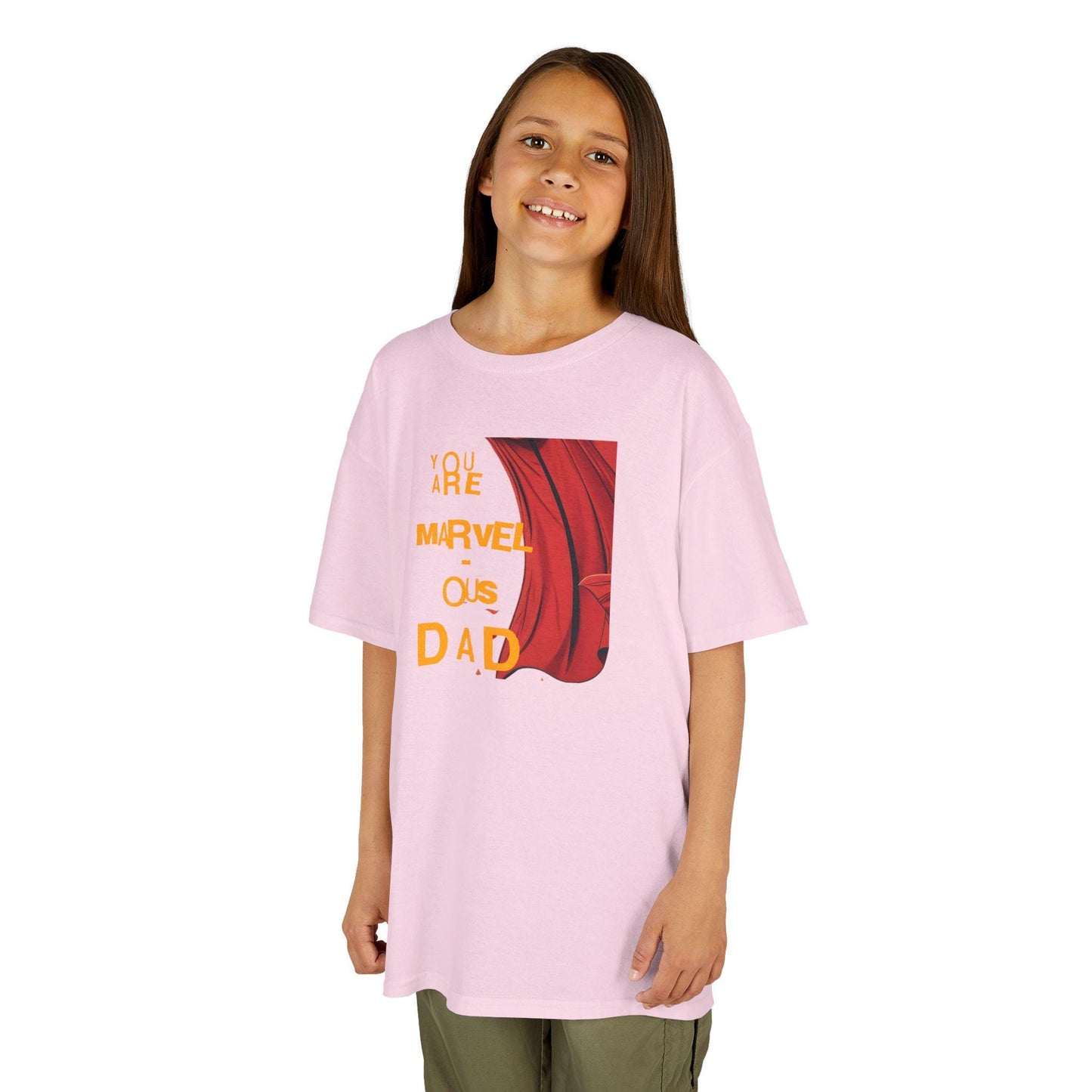 Marvelous Dad Kids Tee, Gift for Father's Day, Birthday Shirt for Boys, Motivational Tee, Casual Kids Wear