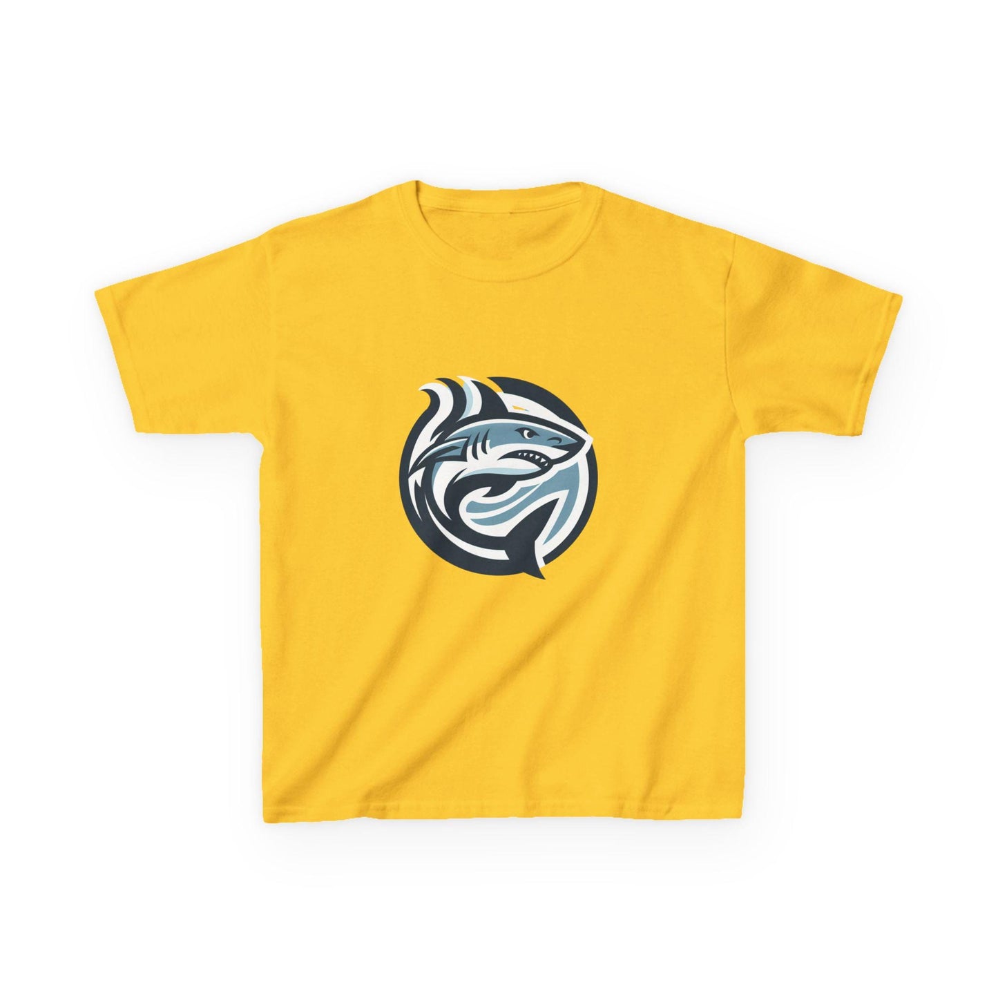 Kids Graphic Tee - "Shark" Design, Fun Shirt for Children, Cool Summer Clothing, Gift for Kids, Party Wear, Boho Natural Kids Youth Tee