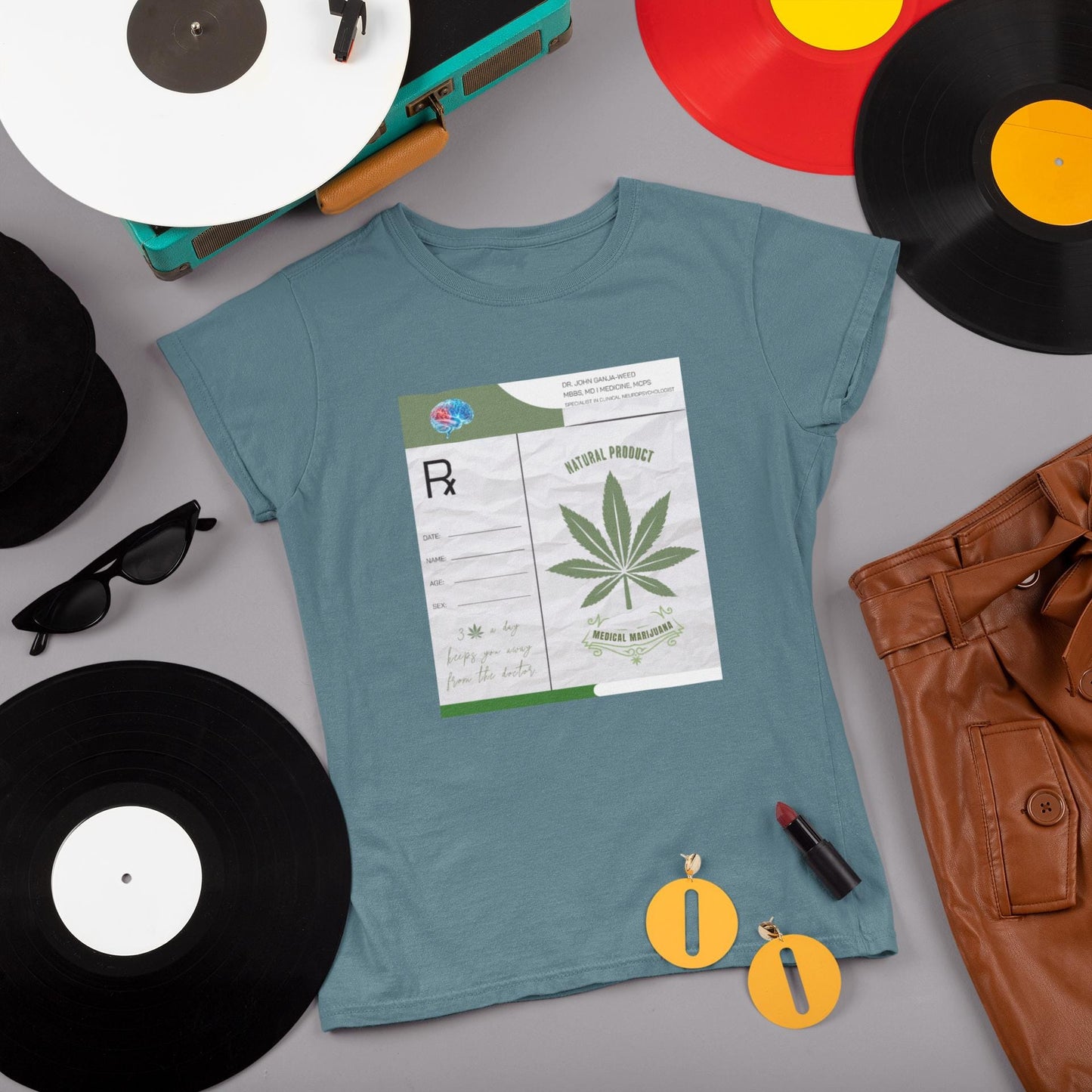 420 Humor TShirt, Cannabis Lover Tee, Funny Weed Prescription Graphic Tee, Chill Stoner T-Shirt for Men & Women, Sarcastic Pot Smoker Shirt