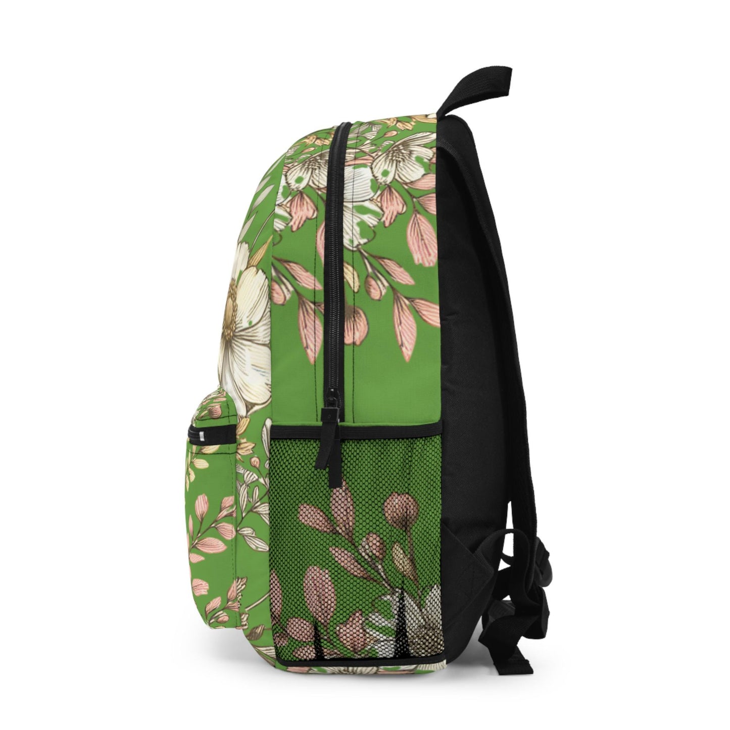 Boho Floral Backpack, Flower School Bag, Flower Print bag, Ideal for Elementary & Middle School Students, Back to School Supply for Students