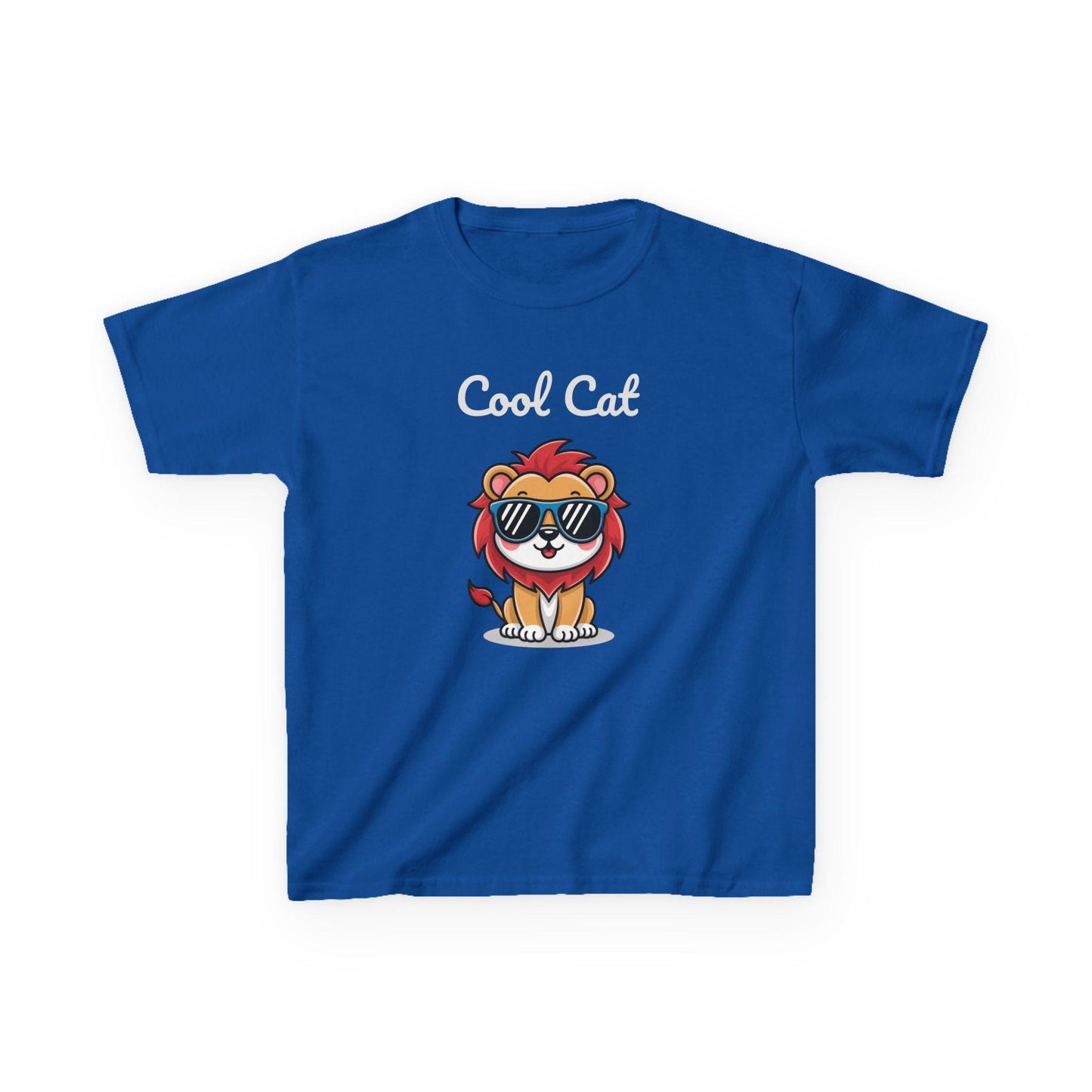 Cool Cat Kids Tee - Fun Animal Shirt, Gift for Children, Birthday Present, Cool Summer Wear, Cute Graphic Tee, Back to School Apparel