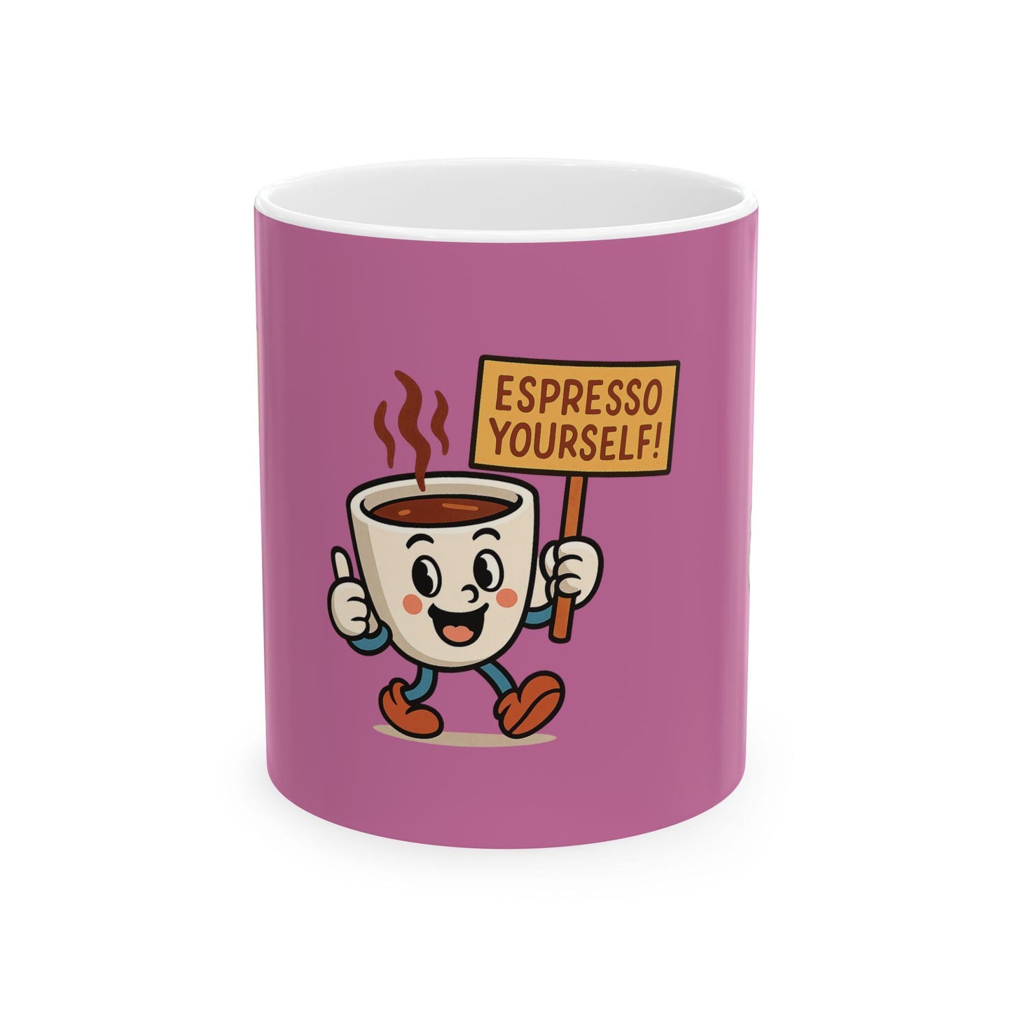 Espresso Yourself Coffee Mug, Cute Drinkware Gift for Coffee Lovers, Espresso Mug, Ideal Back 2 School Gift for Teachers and Parents