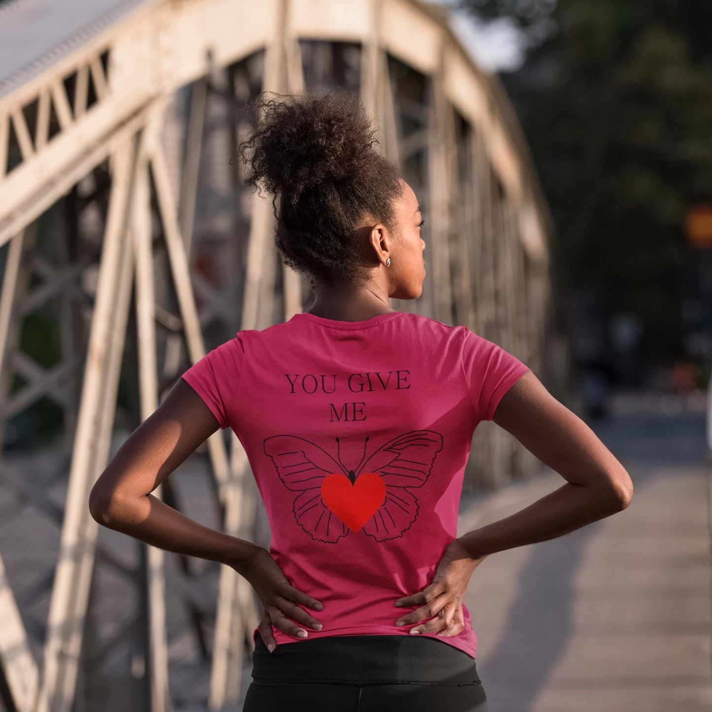 Butterfly Love Tee, Casual Shirt for Nature Lovers, Gift for Girlfriend, Romantic Gift, Summer Wear