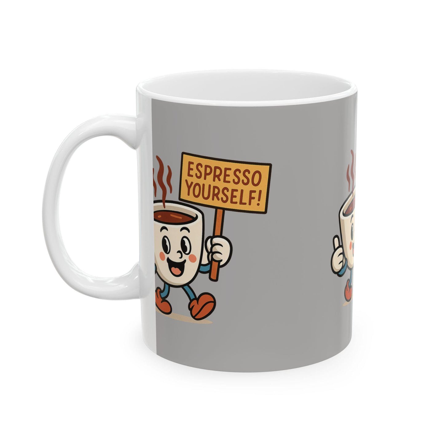 Espresso Yourself Coffee Mug, Cute Drinkware Gift for Coffee Lovers, Espresso Mug, Ideal Back 2 School Gift for Teachers and Parents