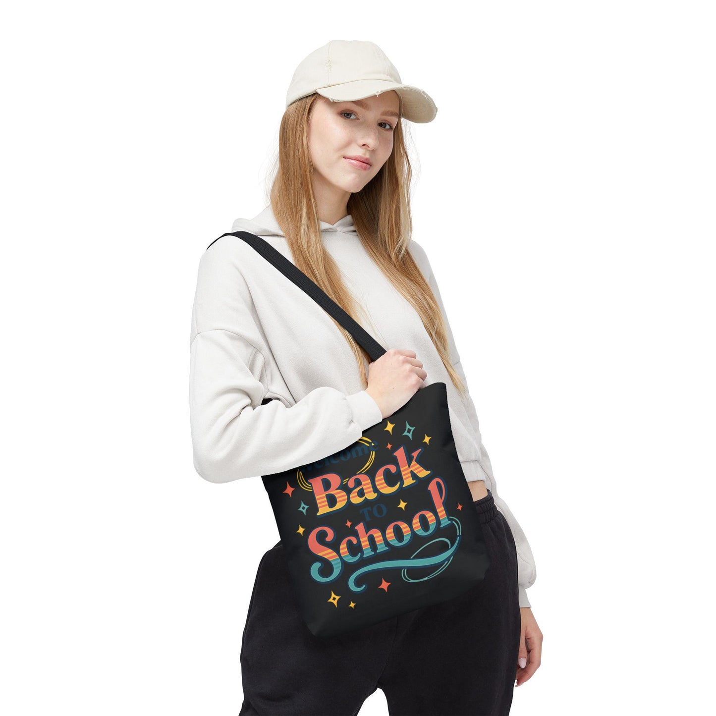 Back to School Tote Bag - Stylish Carryall for Students, School Events, College, Eco-Friendly, Gift for Teacher Appreciation Back to School