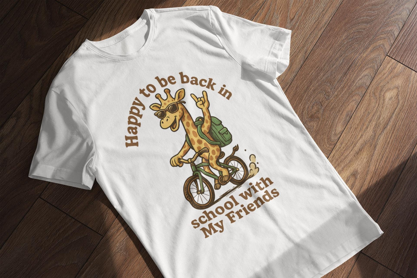 Back to School Giraffe Tee, Kids T-Shirt, Back to School Gift for Students, Welcome Back T-Shirt, Back-to-School T-Shirt, Student Shirt
