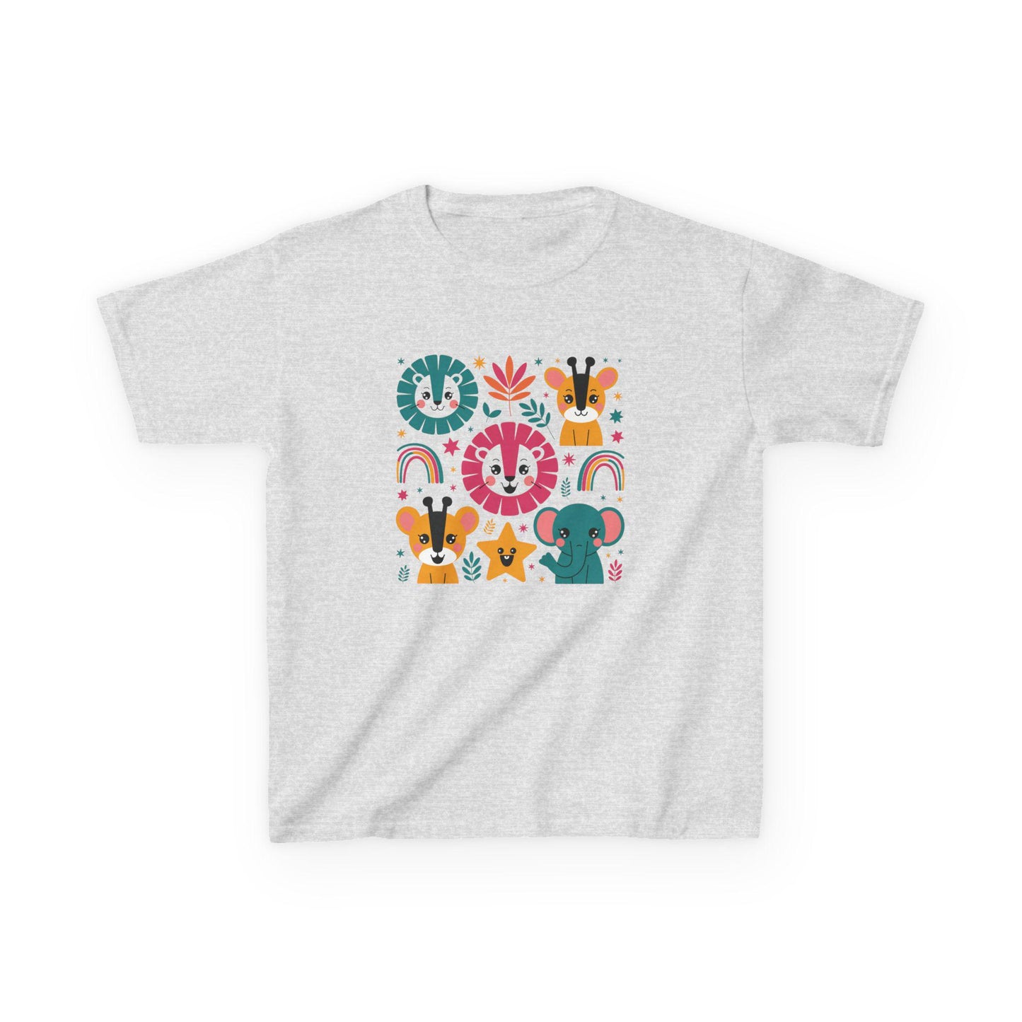 Kids Heavy Cotton™ Tee, Kids Back-to-School Shirt, Flower Print bag, Ideal for Early Childhood, Elementary, Middle School Students T-Shirt