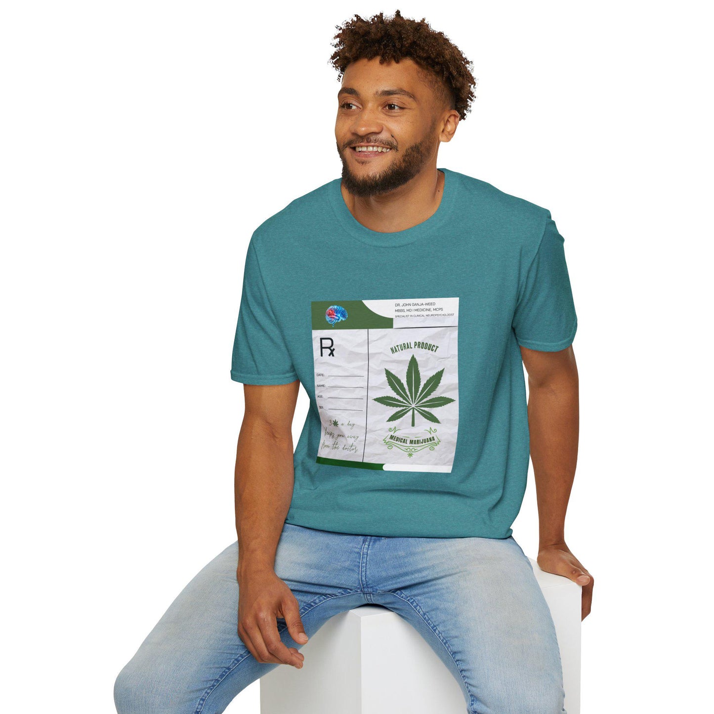 420 Humor TShirt, Cannabis Lover Tee, Funny Weed Prescription Graphic Tee, Chill Stoner T-Shirt for Men & Women, Sarcastic Pot Smoker Shirt