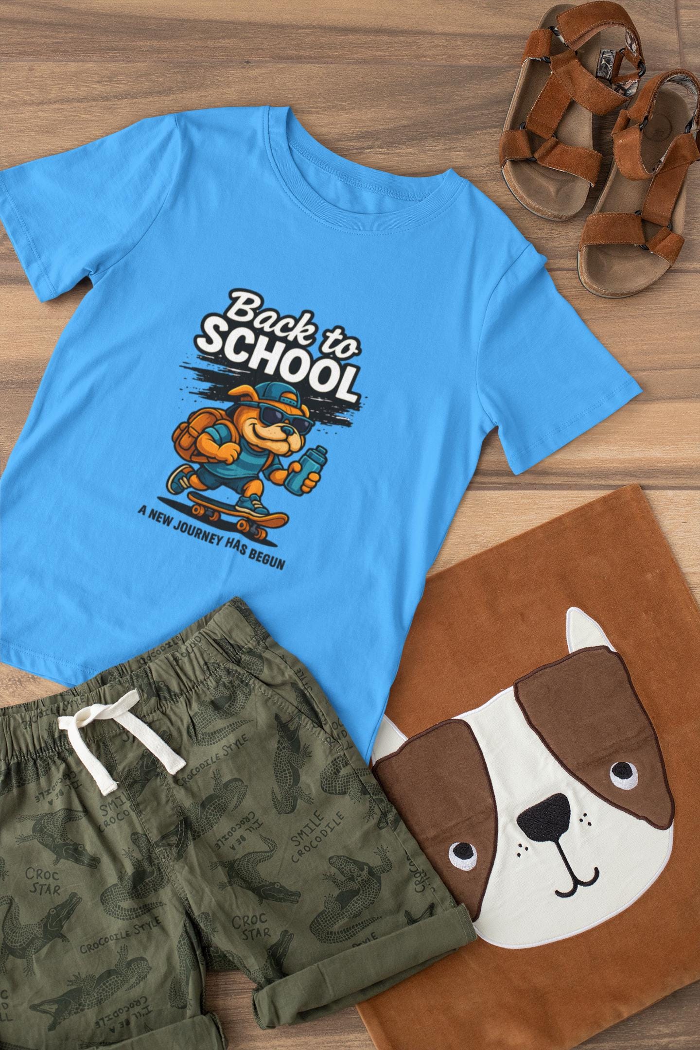 Back to School Bulldog T-Shirt, Cute Bulldog Tee, Back to School Gift for Students, Welcome Back T-Shirt, Back2School T-Shirt, Student Shirt